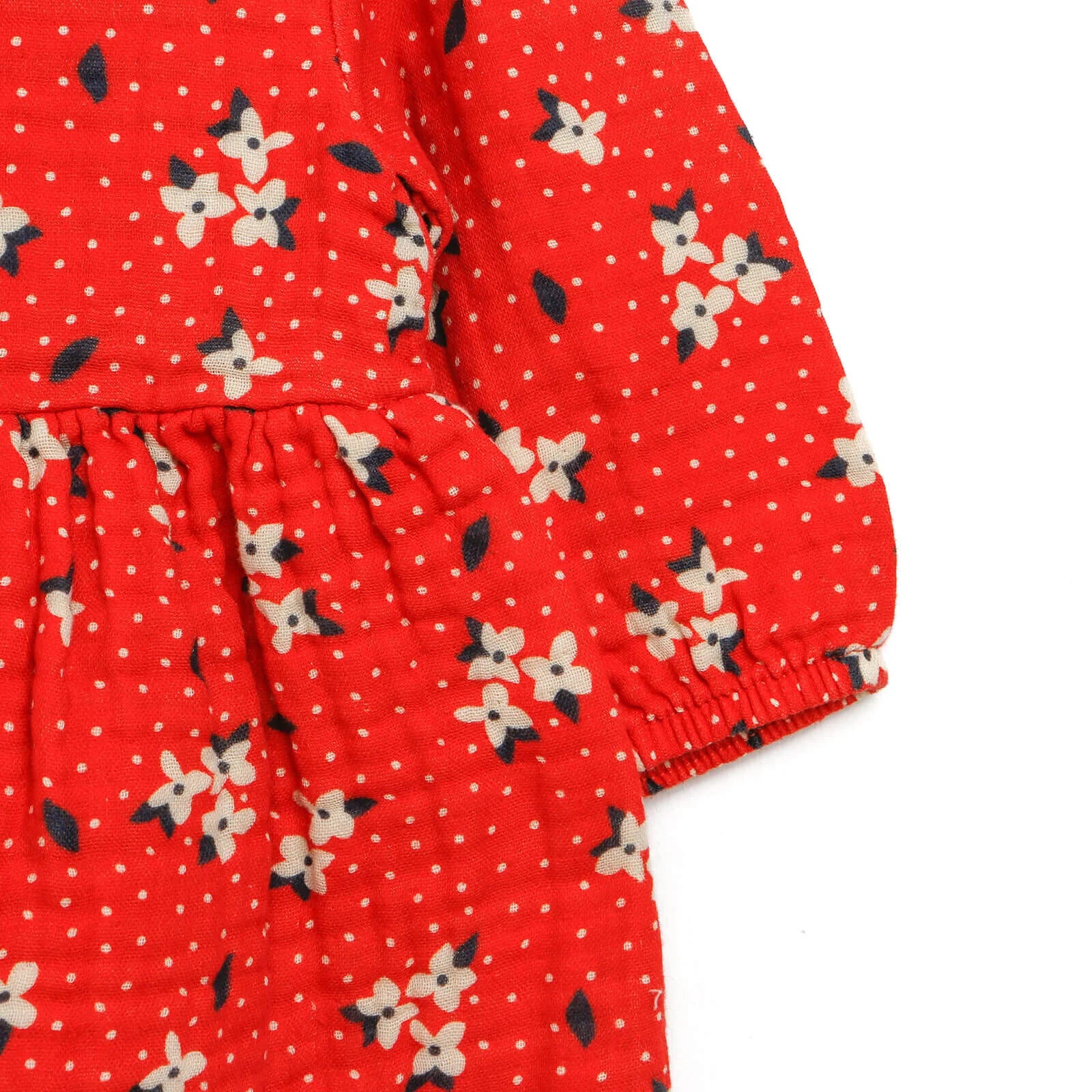 HelloBaby Basic Baby Girl Floral Muslin - Coral - ebebek - Black Friday