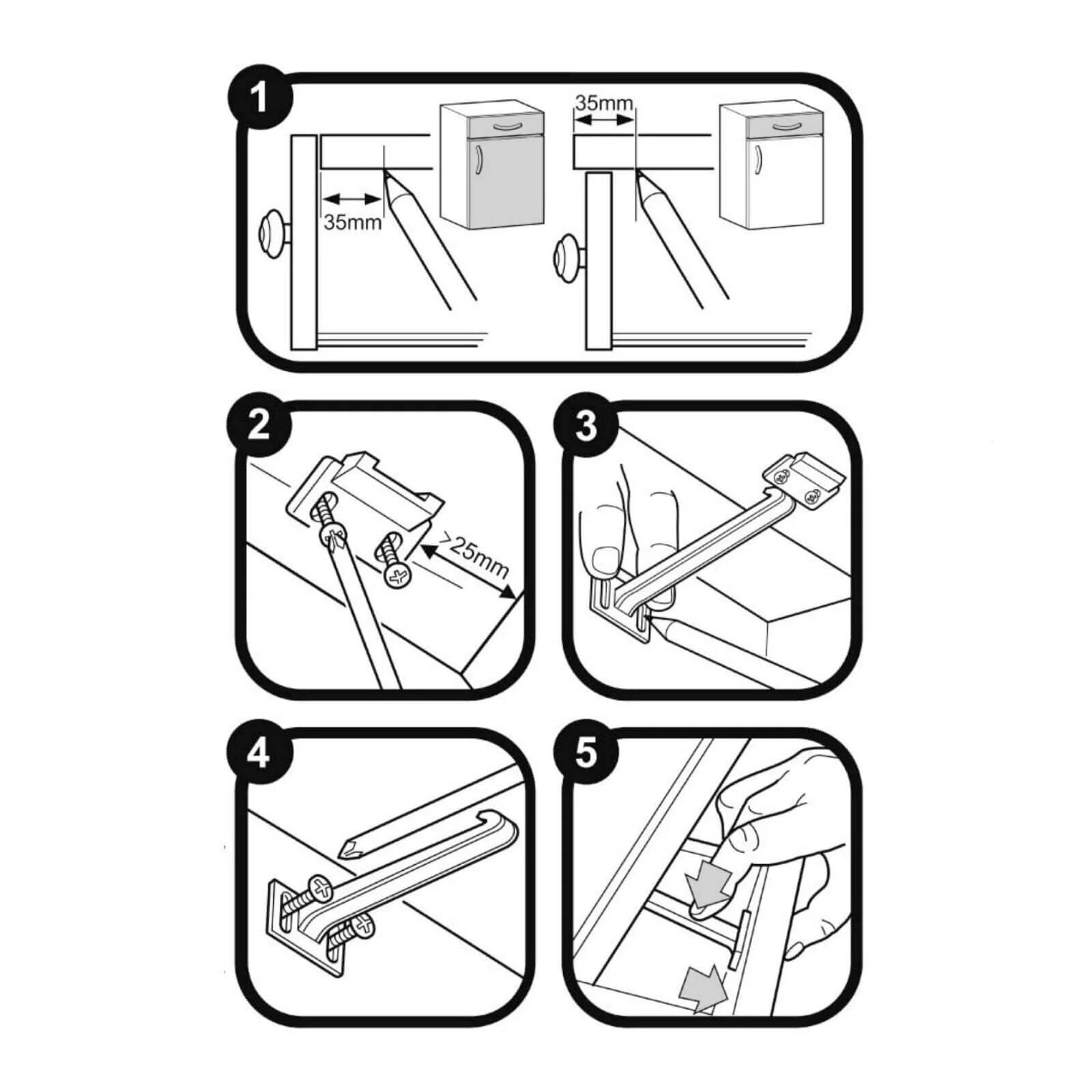Clippasafe Cupboard Locks Pack of 6 - ebebek - Black Friday