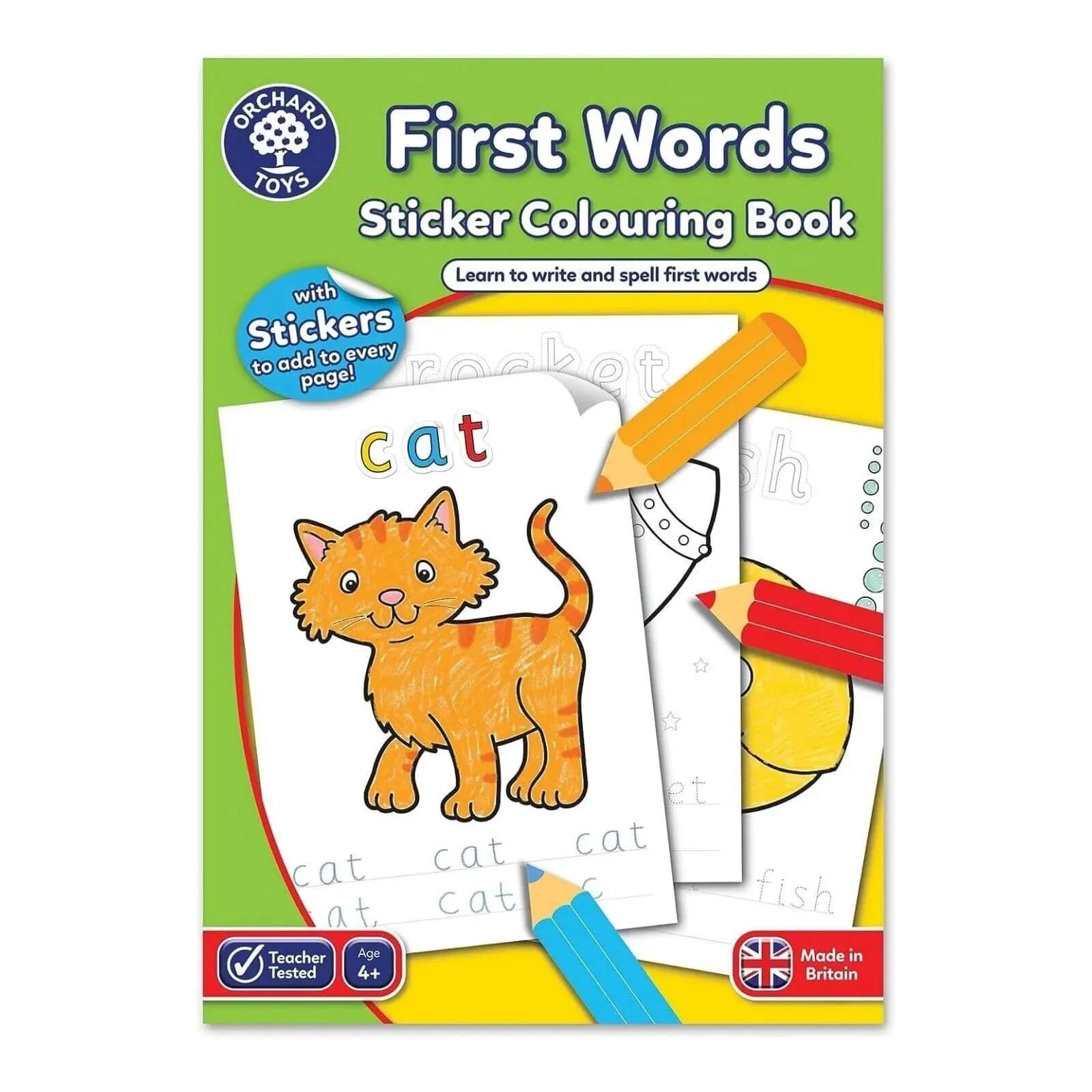 Orchard Toys First Words Colouring Book - ebebek - Black Friday