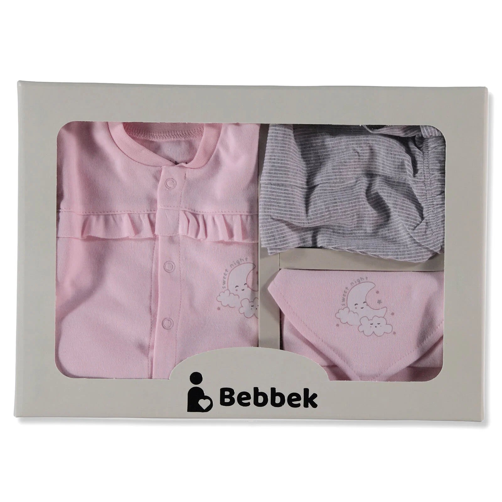 Bebbek Baby Girl 5 Pcs Newborn Gift Starter Set - Pink - ebebek - Black Friday