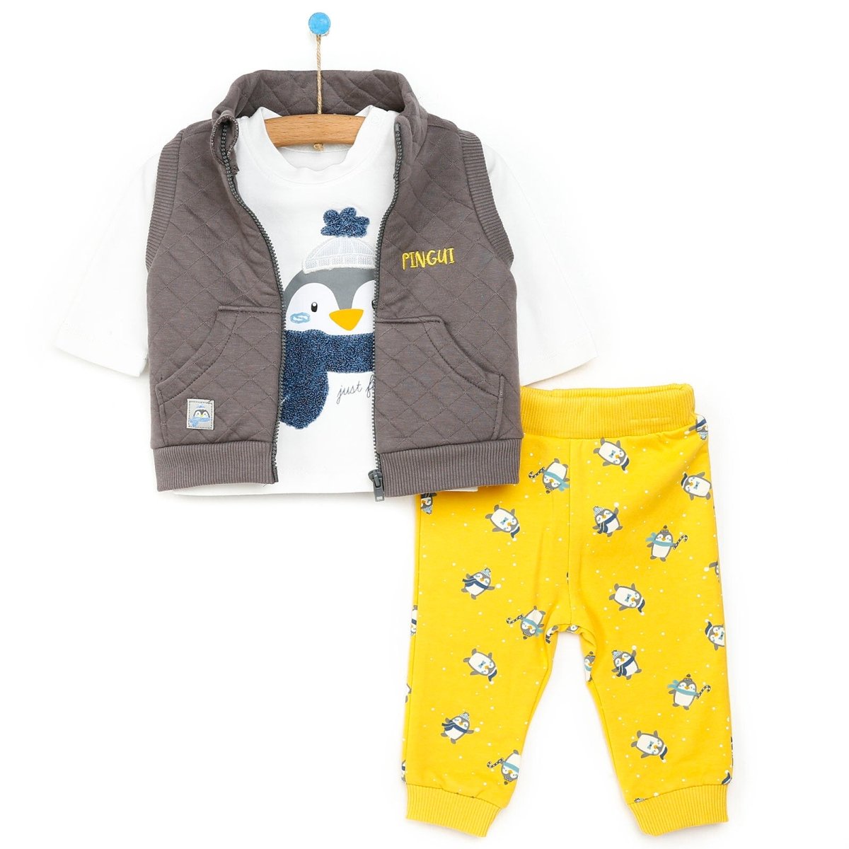 Bebetto Sweatshirt - Vest - Bottom - Yellow - ebebek - Black Friday