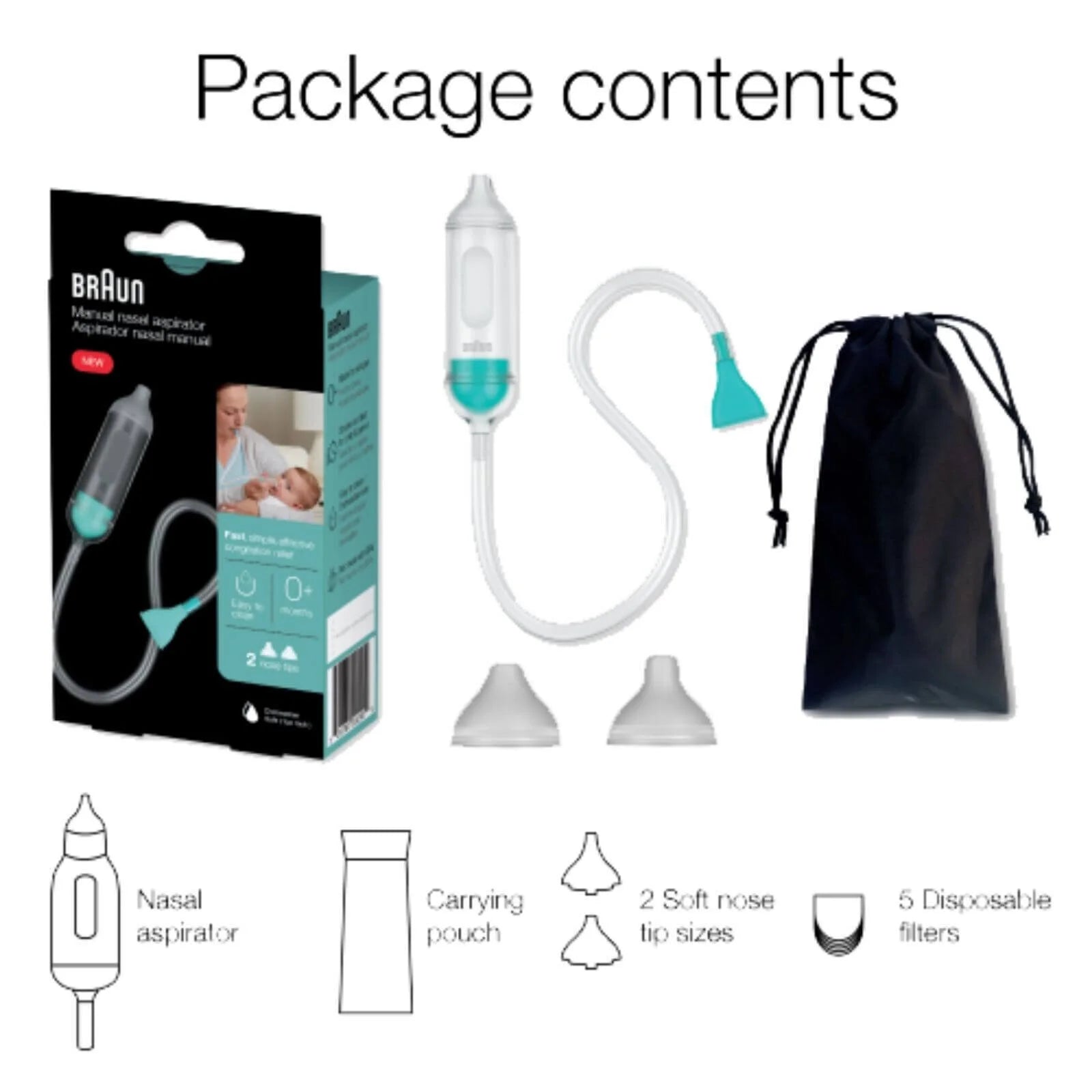 Braun Manual Nasal Aspirator - ebebek - Black Friday