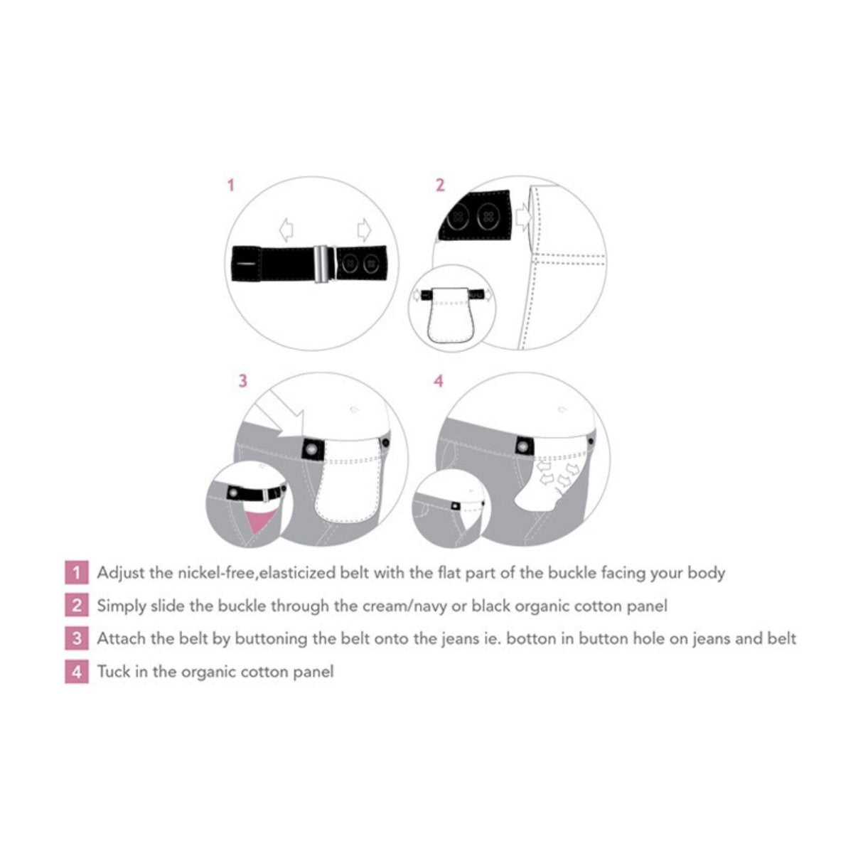 Carriwell Organic Flexibelt Waist Expander - ebebek - Black Friday