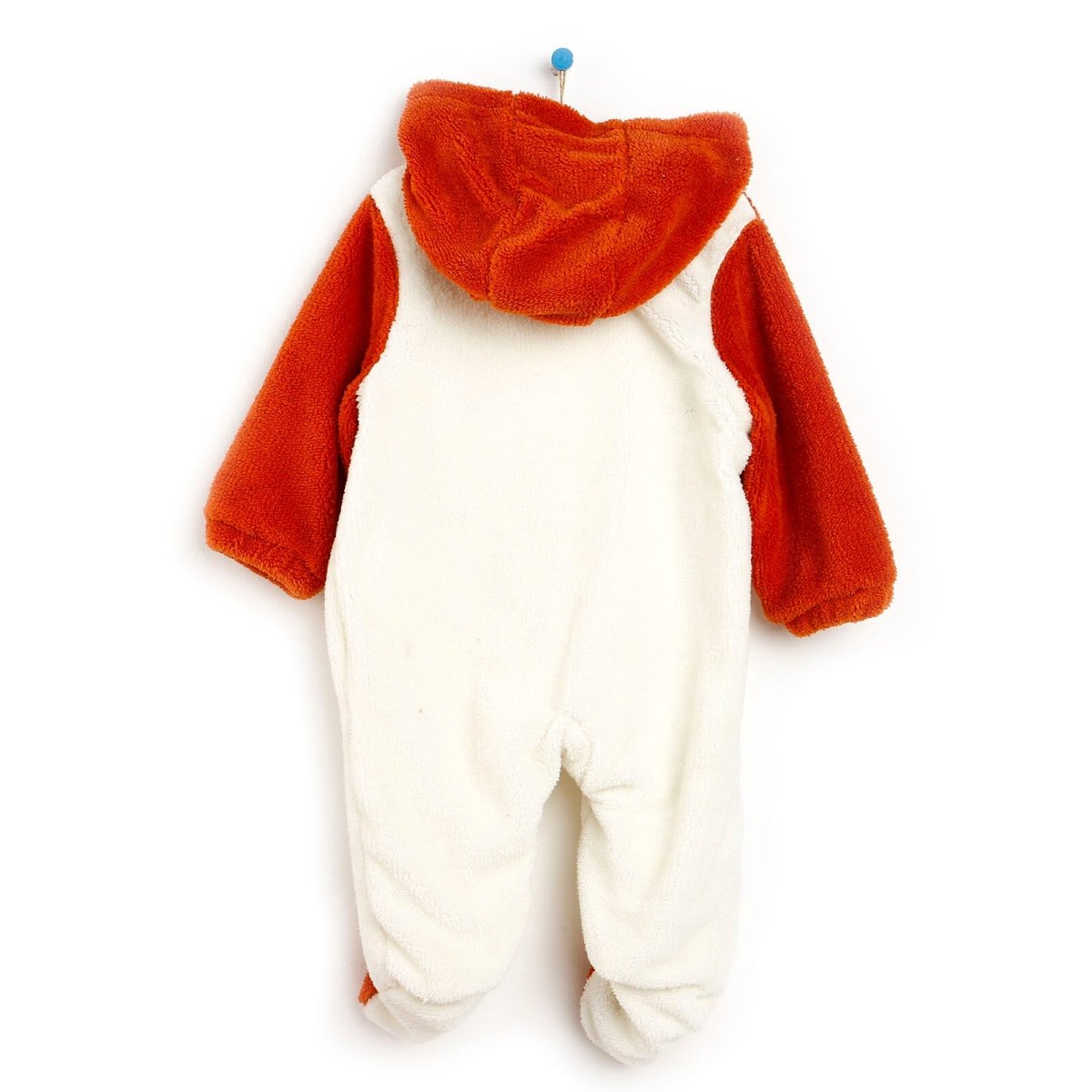 Midimod Newborn Fox Welsoft Footed Jumpsuit - Orange - ebebek - Black Friday