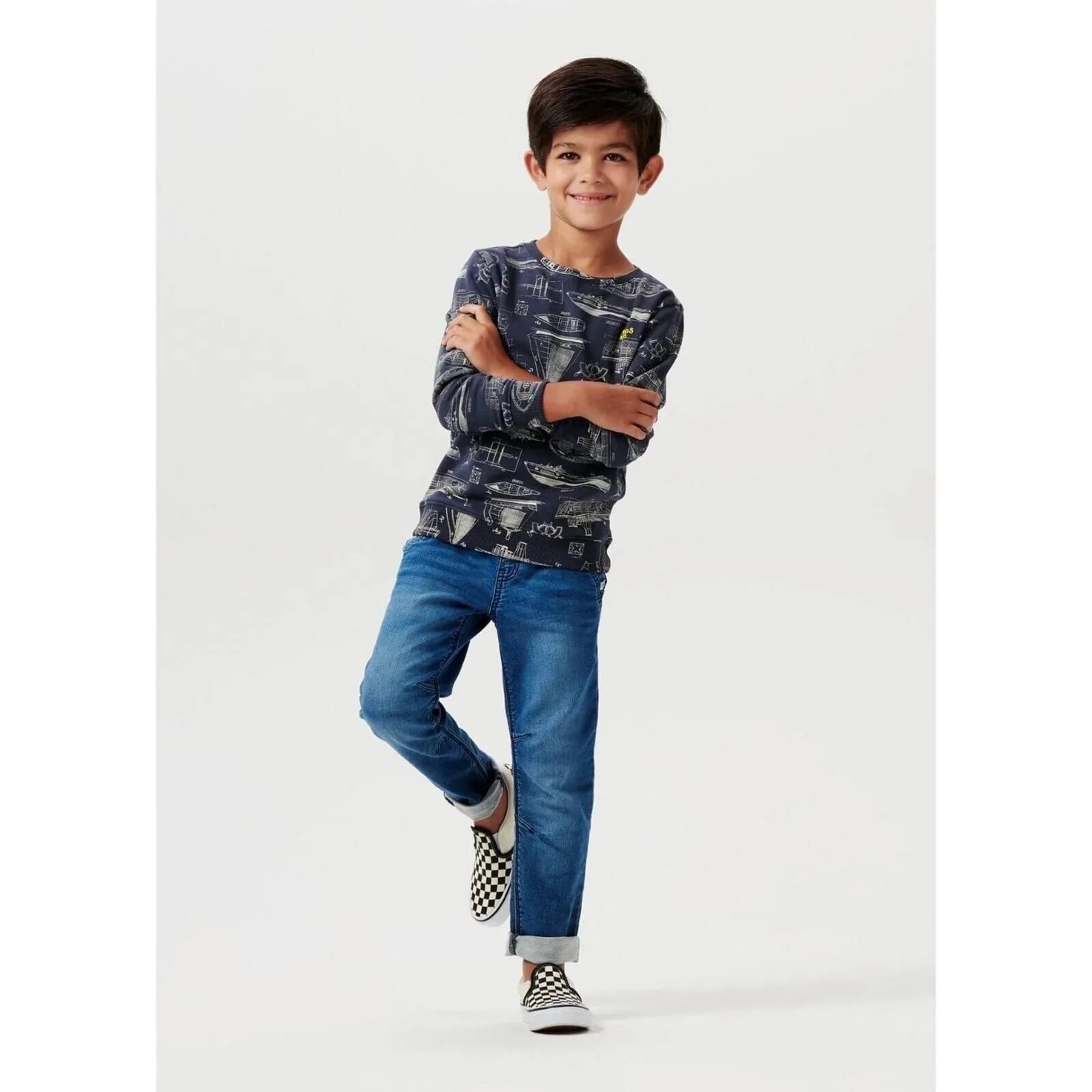 Noppies Sweater Ridgeland - India Ink - ebebek - Black Friday