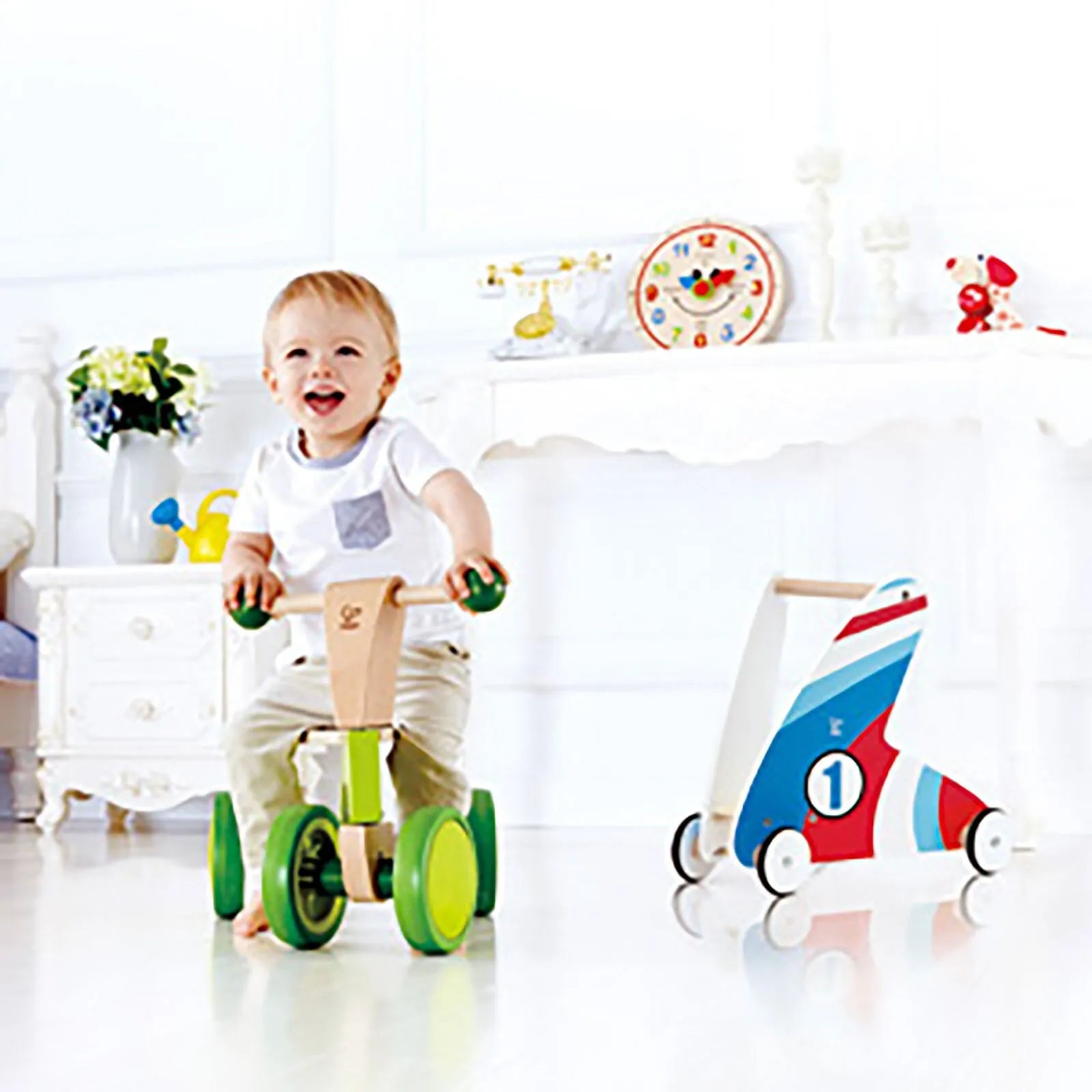 Hape Scoot - Around Kids Wooden Ride On - Green - ebebek - Black Friday