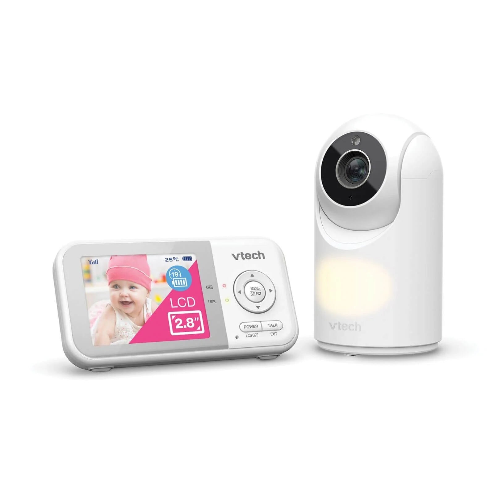 VTech - VM3263 2.8" Pan & Tilt Video Monitor with Night Light - ebebek - Black Friday