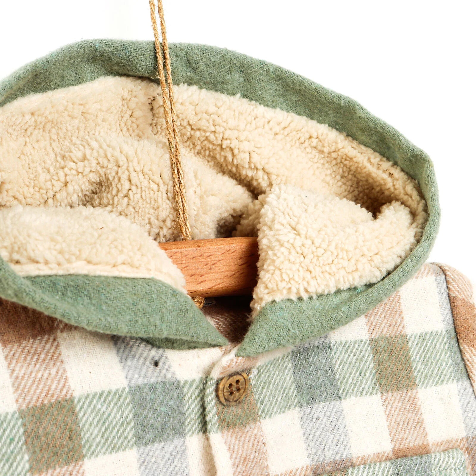 Bebbek Newborn Lumberjack Hooded Jumpsuit - Multicolour - ebebek - Black Friday