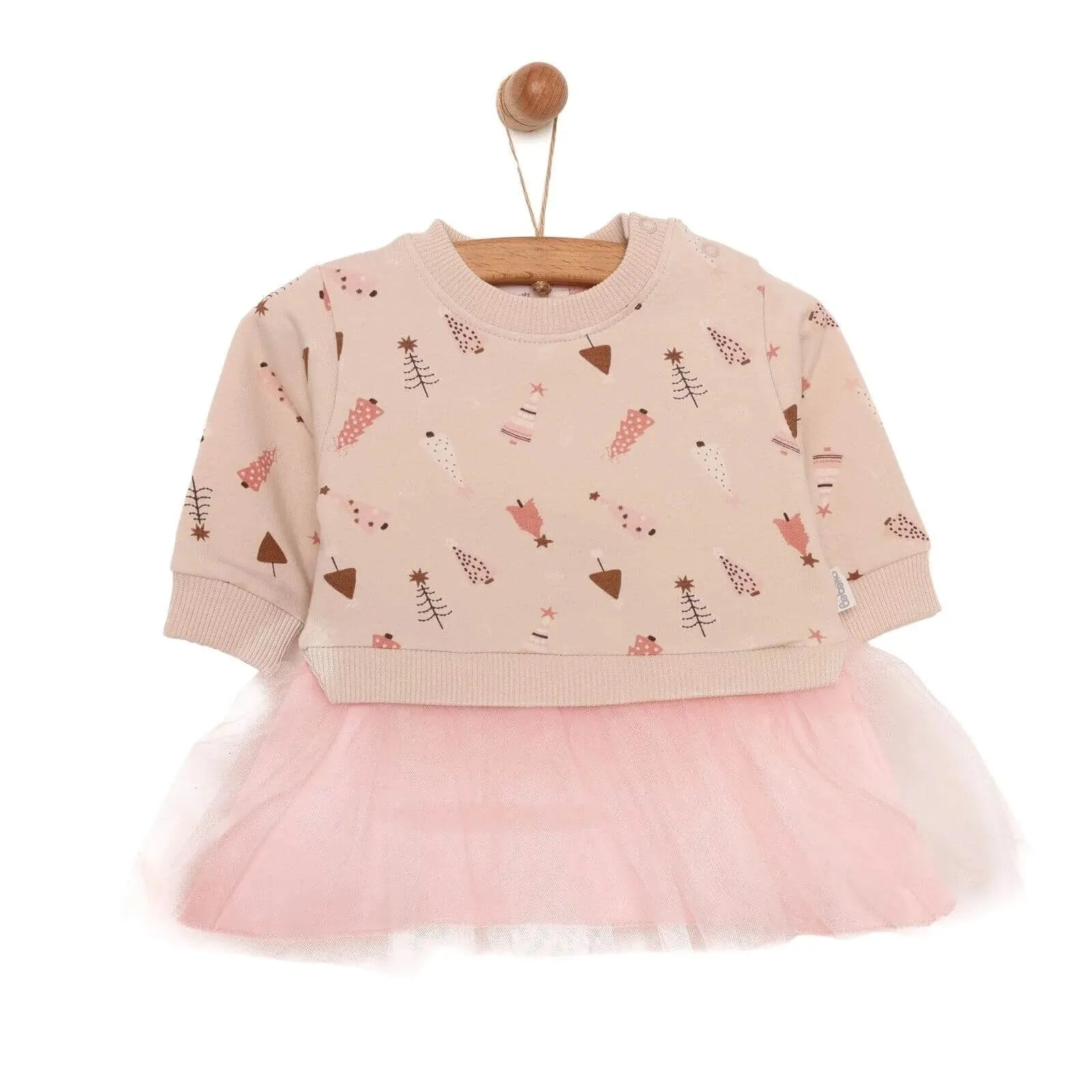 Bebetto Newborn Christmas Dress - Pink - ebebek - Black Friday