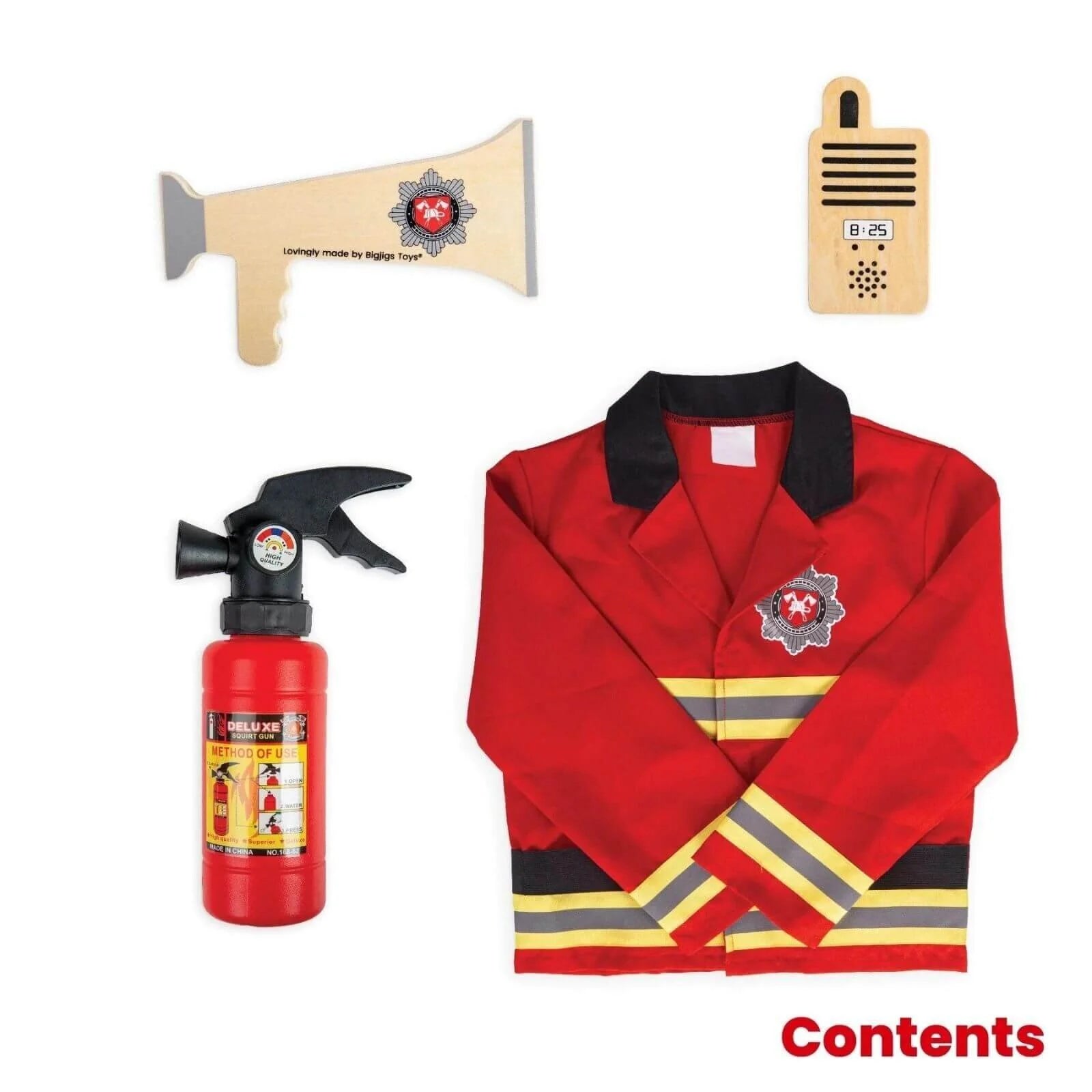 Bigjigs Toys Firefighter Dress Up - ebebek - Black Friday