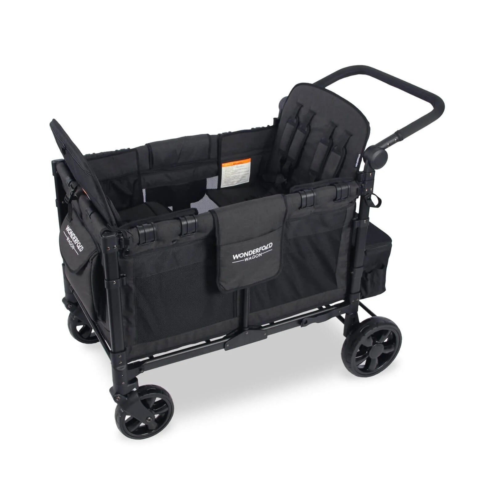 Wonderfold Wagon W4 Elite Quad Stroller Wagon - Volcanic Black - ebebek - Black Friday