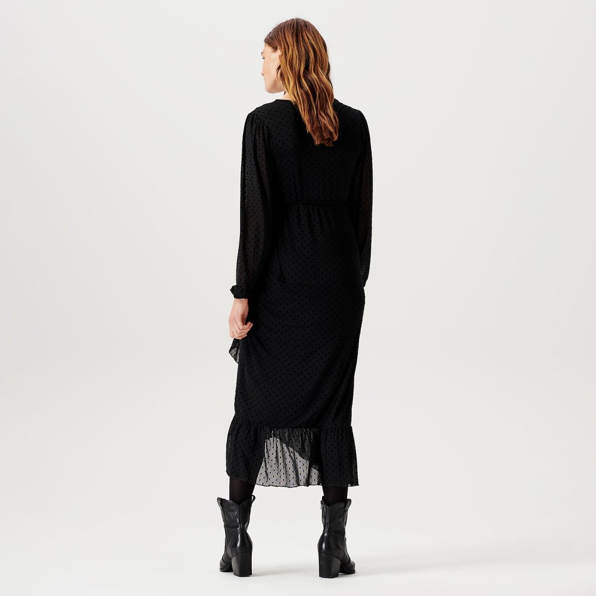 Noppies DreShort Sleeve Olathe Nursing Long Sleeve Allover Print - Black - ebebek - Black Friday