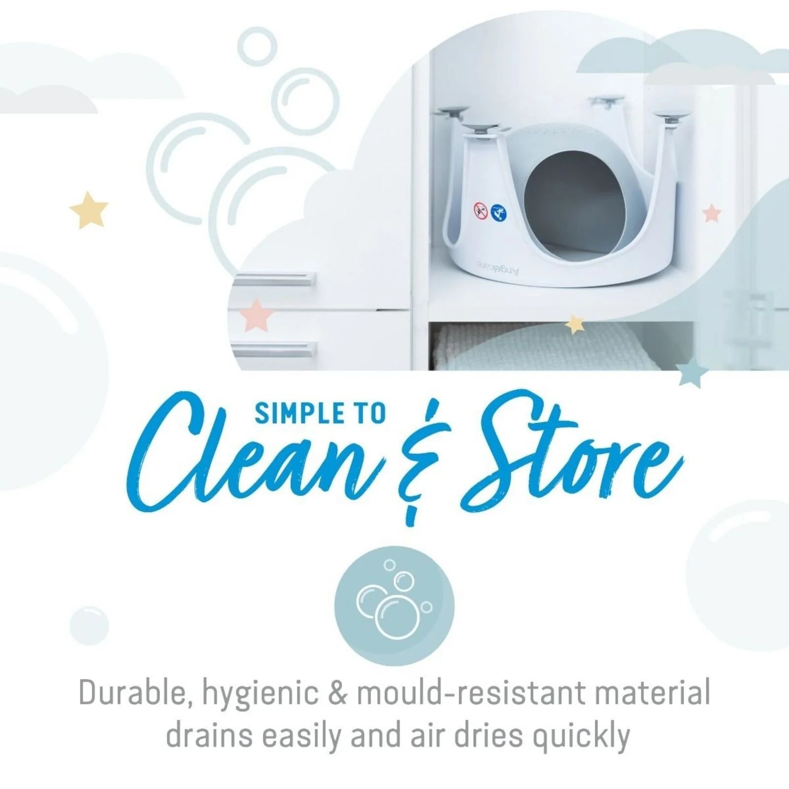 Angelcare Soft Touch Baby Bath Seat - Grey - ebebek - Black Friday