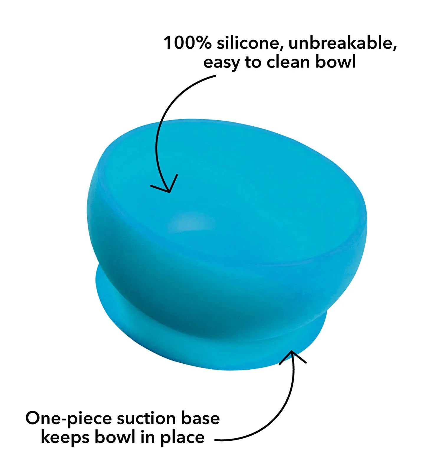 Nuby Silicone Suction Feeding Bowl - ebebek - Black Friday