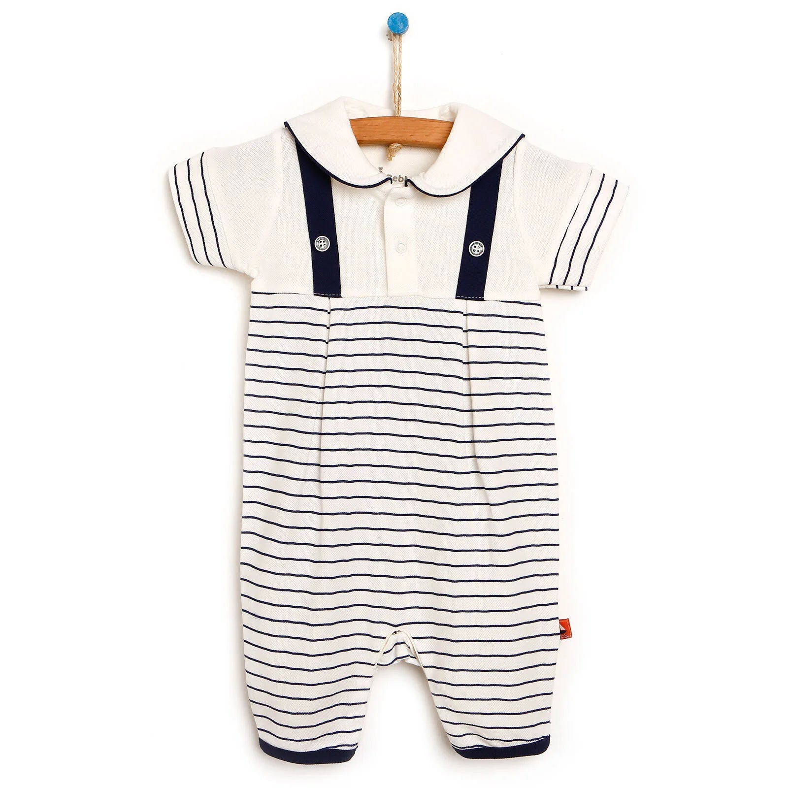 Bebbek Newborn Salling Theme Jumpsuit - White - ebebek - Black Friday