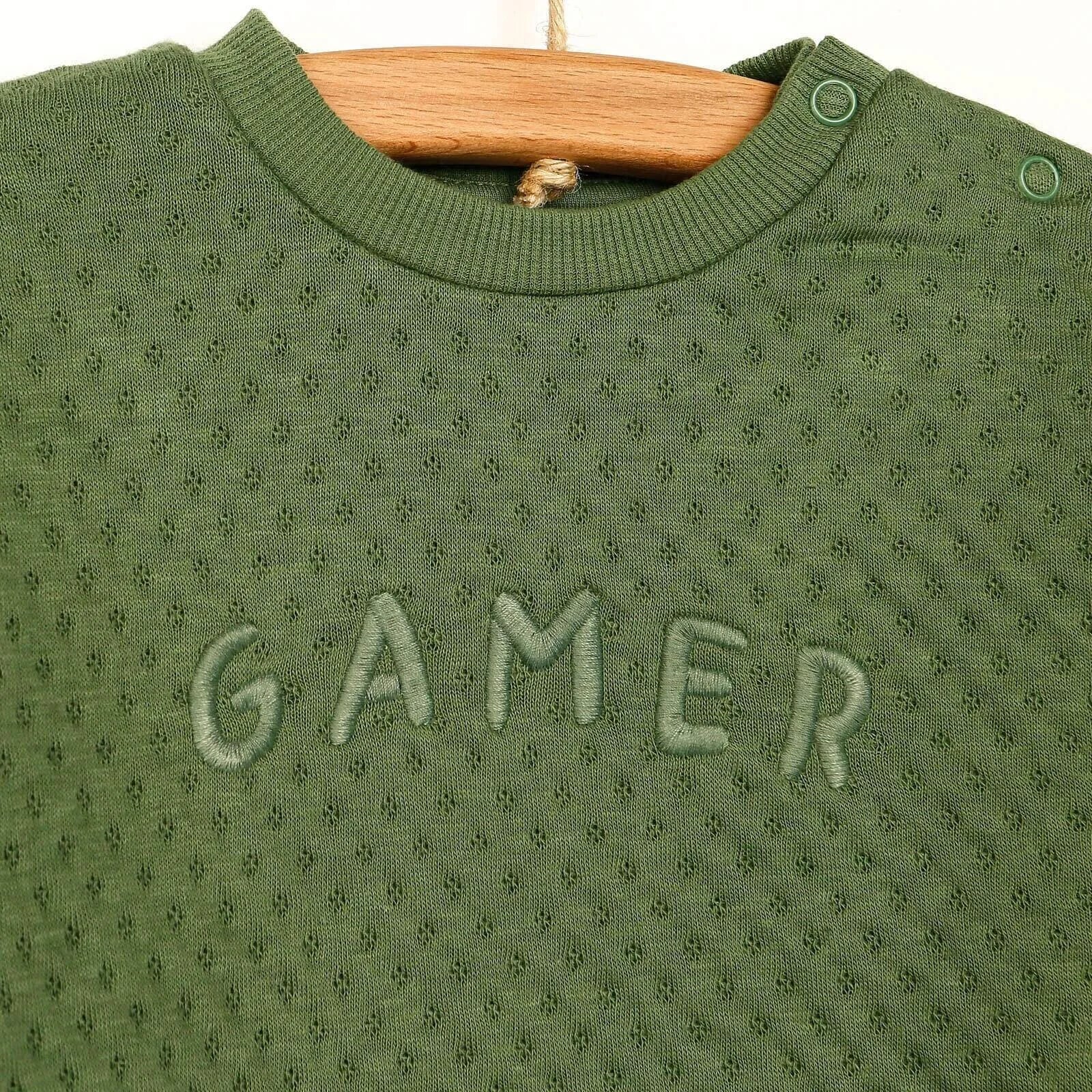 Tuffy Sweatshirt - Footless Bottom - Green - Tuffy - ebebek