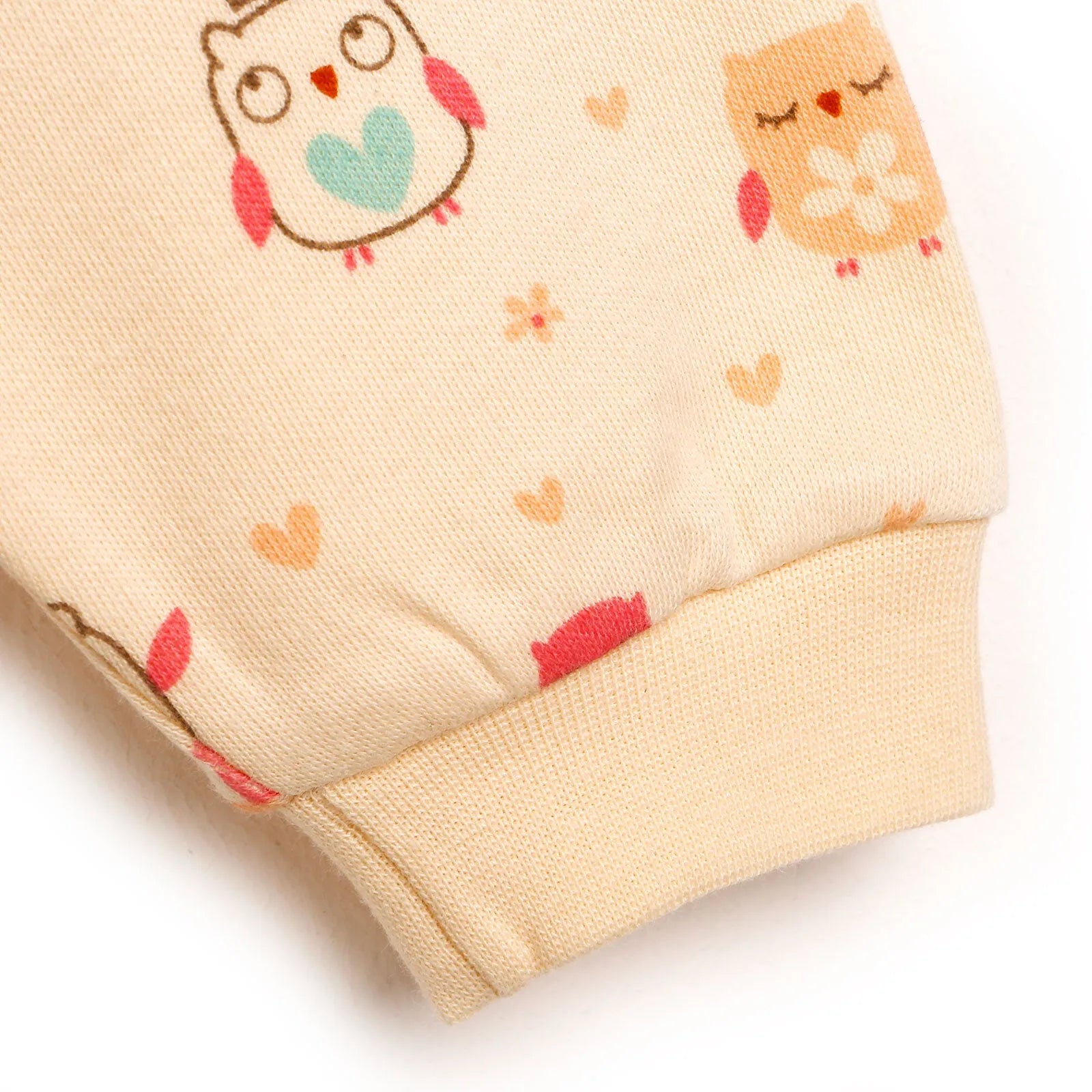 HelloBaby Basic Baby Girl Pyjamas Set - Ecru - HelloBaby - ebebek