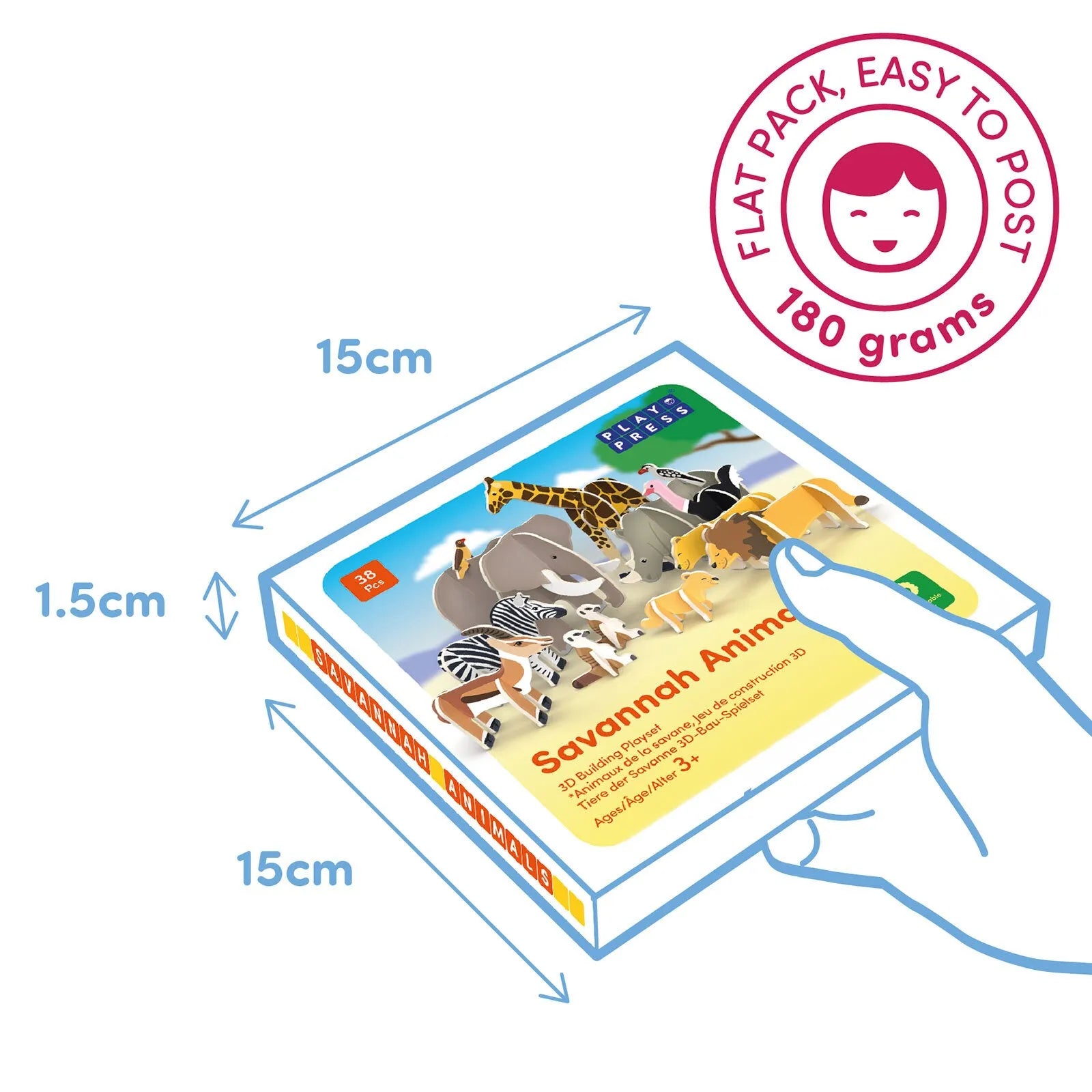 Playpress Toys Savannah Animals Playset - Playpress Toys - ebebek