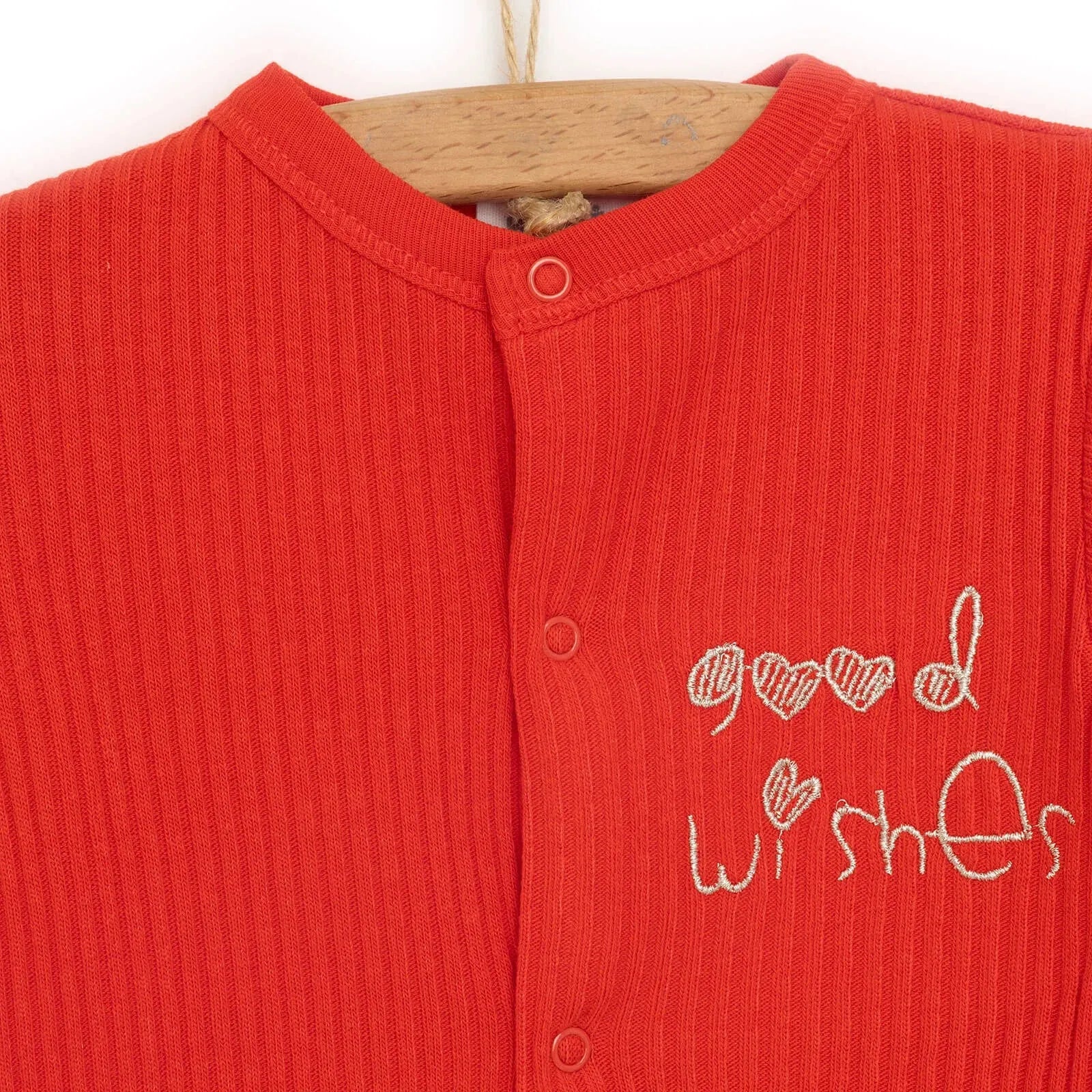 Bebetto Newborn Good Wishes Jumpsuit - Orange - ebebek - Black Friday