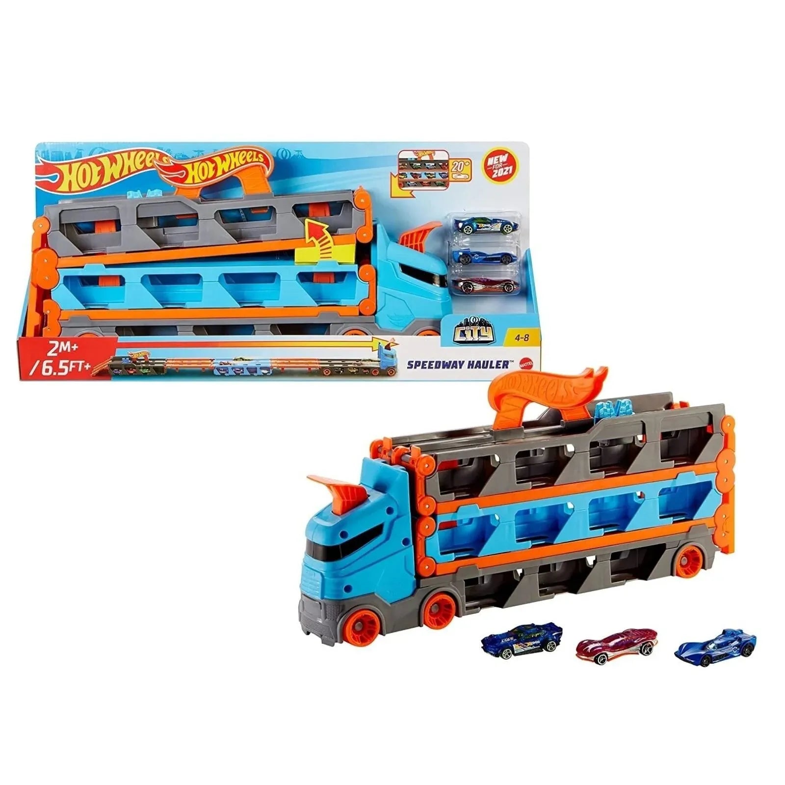 Hot Wheels City Speedway Hauler - ebebek - Black Friday