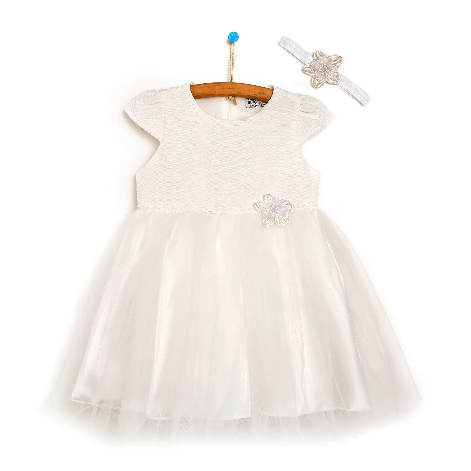 HelloBaby Basic Baby Girl White Tulle Sp - Ecru - ebebek - Black Friday