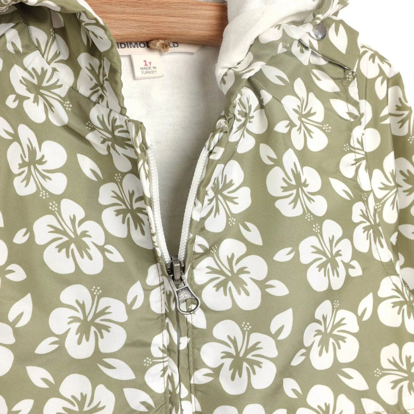 Midimod Basic Baby Girl Hooded Backpack - Khaki - ebebek - Black Friday