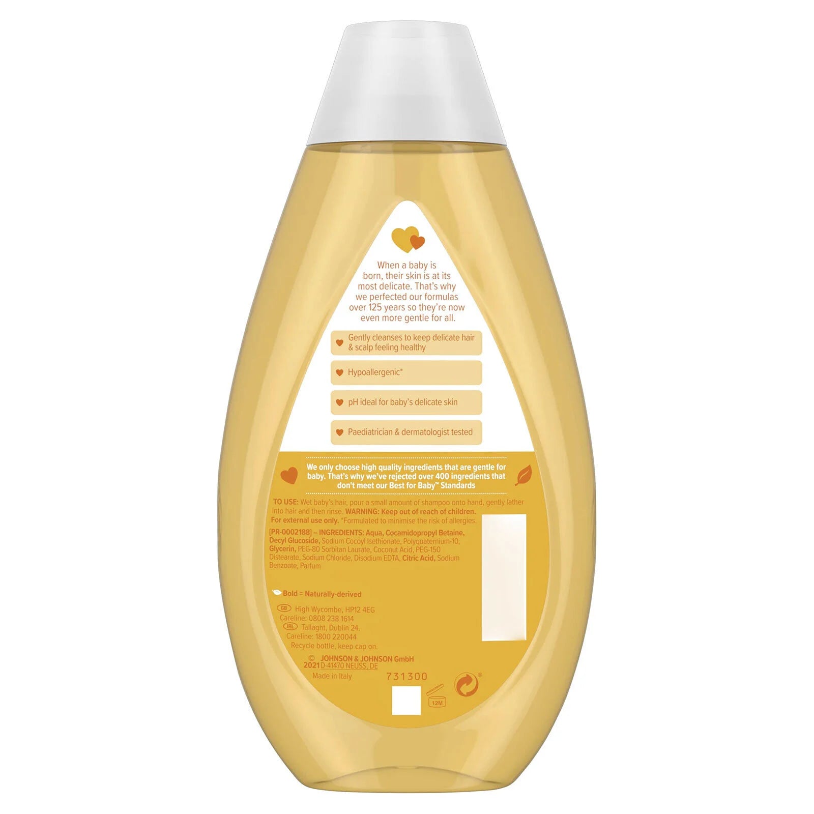Johnson's Baby Shampoo Regular Gold 500ml - ebebek - Black Friday