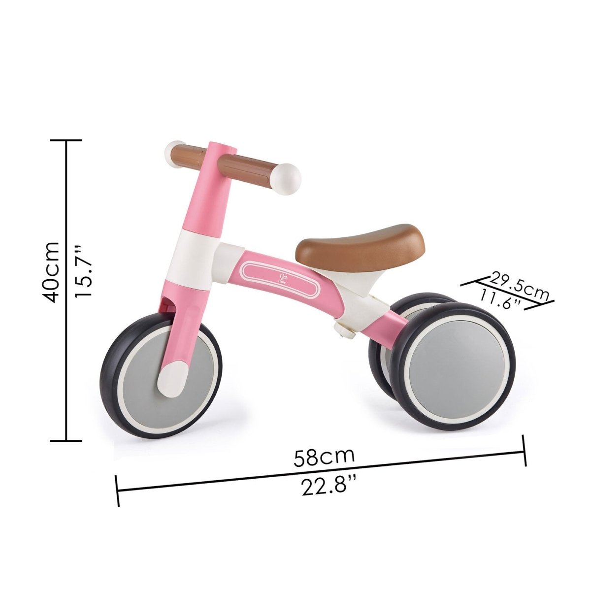 Hape First Ride Toddler Balance Bike, Pink - ebebek - Black Friday