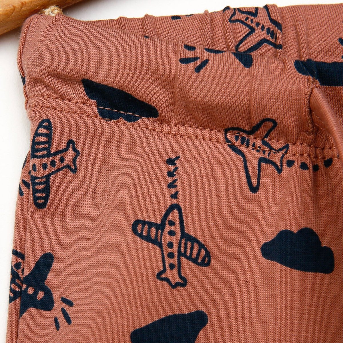 Antebies Newborn Plane Organic Footless - Light Rose - ebebek - Black Friday