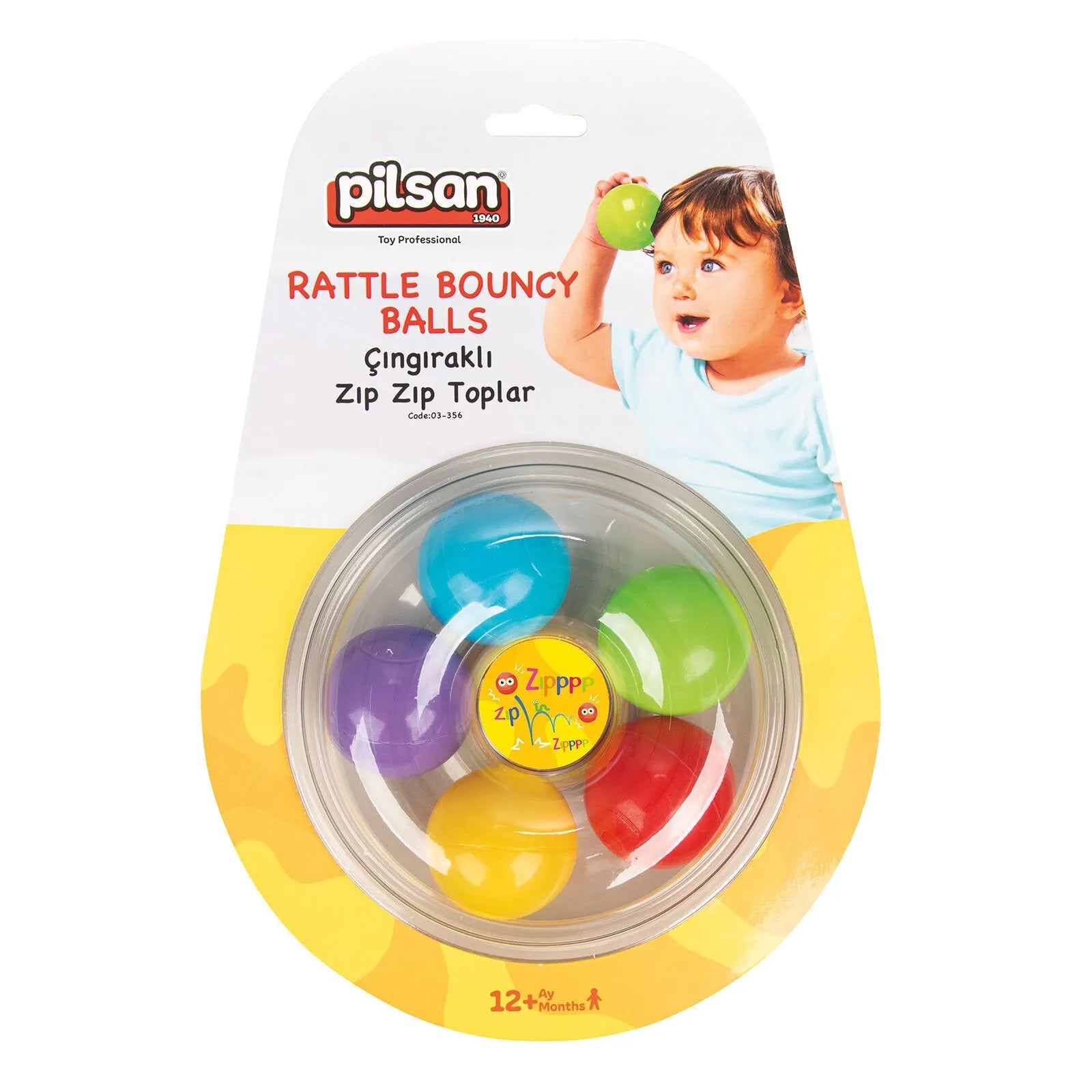 Pilsan Bouncing Balls with Rattle - ebebek - Black Friday