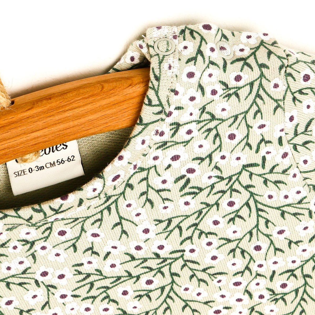 Antebies Newborn Deer Organic Dress - Dark Green - ebebek - Black Friday