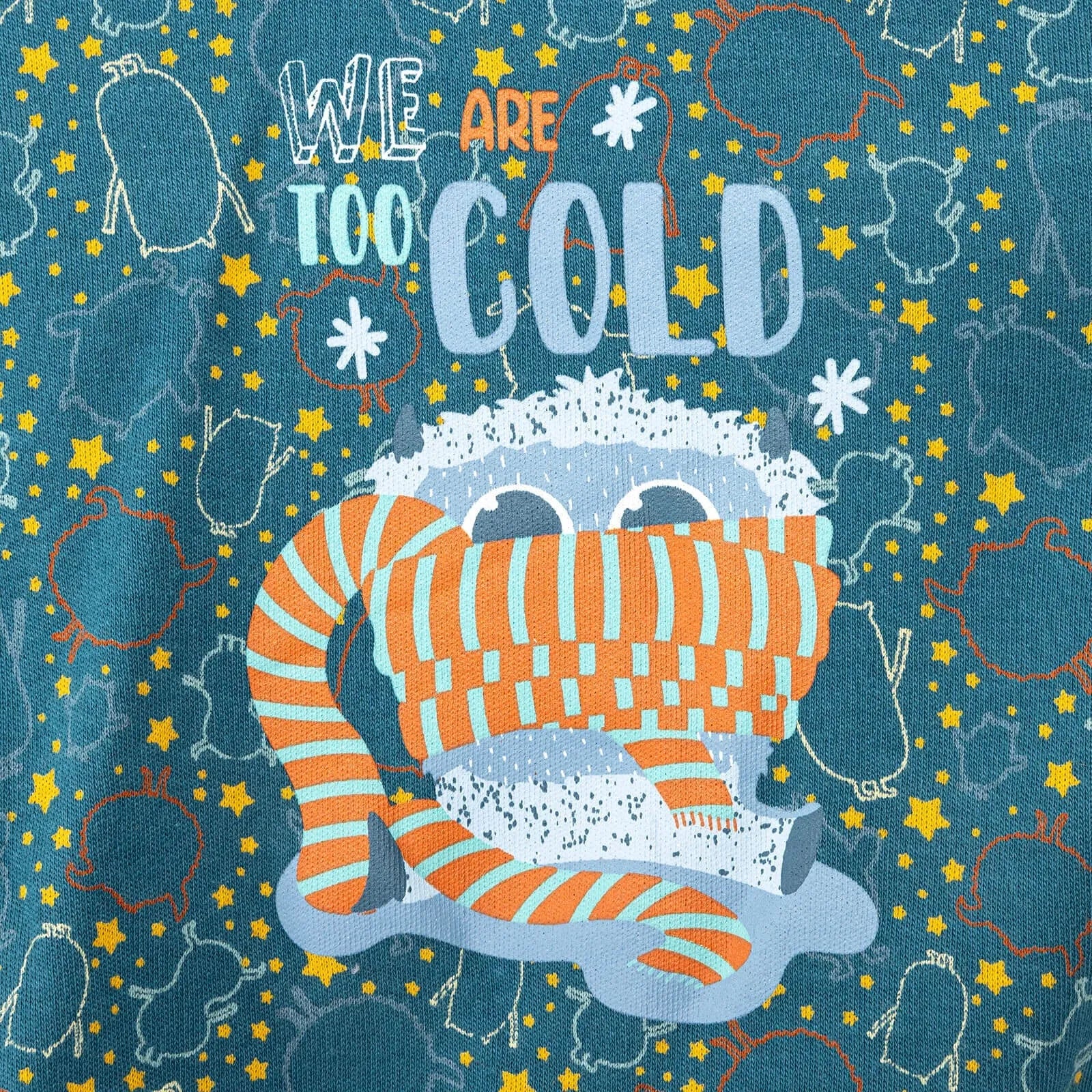 HelloBaby Basic Winter Themed Baby Tracksuit - Dark Blue - ebebek - Black Friday