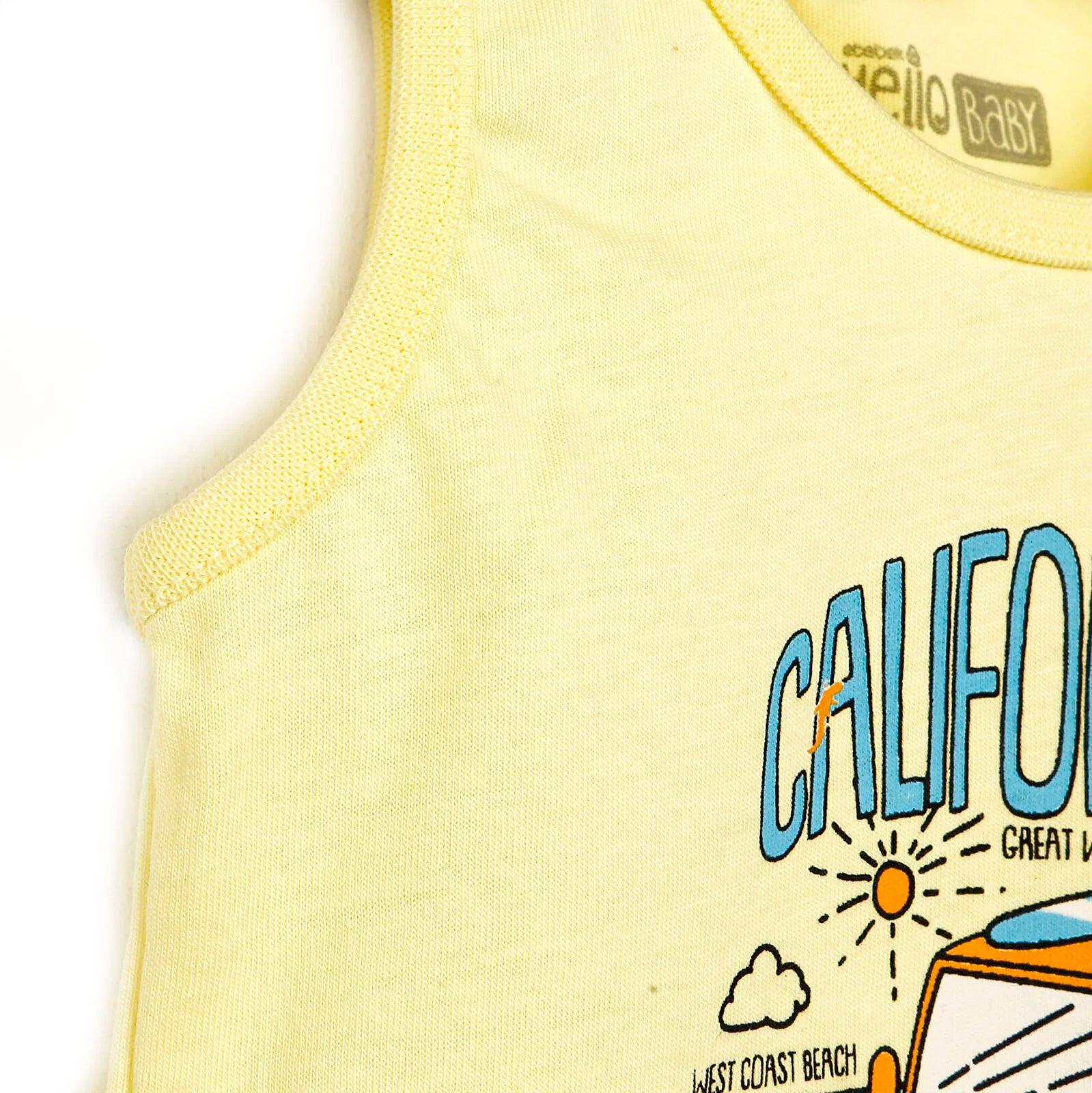 HelloBaby Basic Baby Boy Tank Top - Light Yellow - ebebek - Black Friday