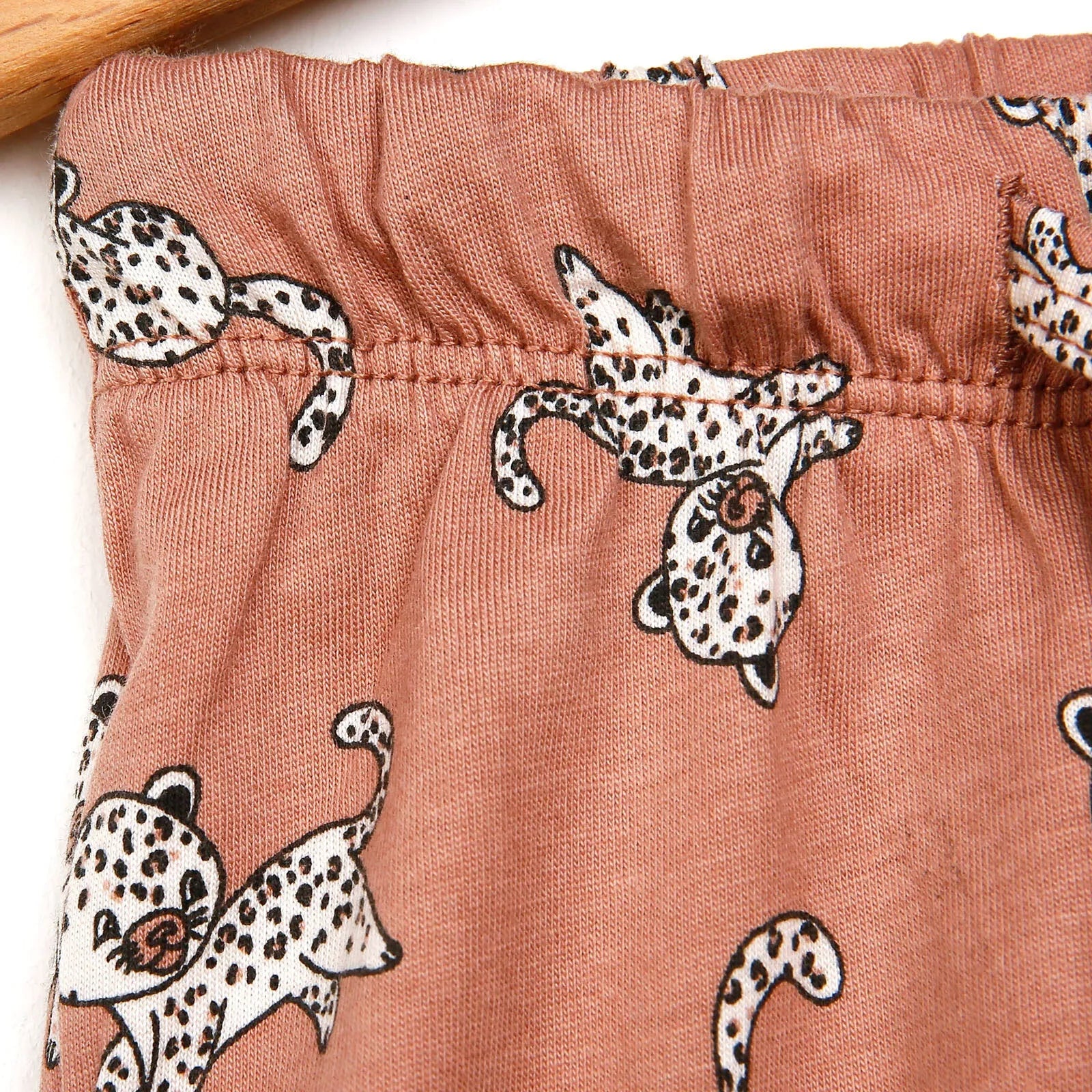 Antebies Newborn Cheetah Organic Footless - Light Rose - ebebek - Black Friday