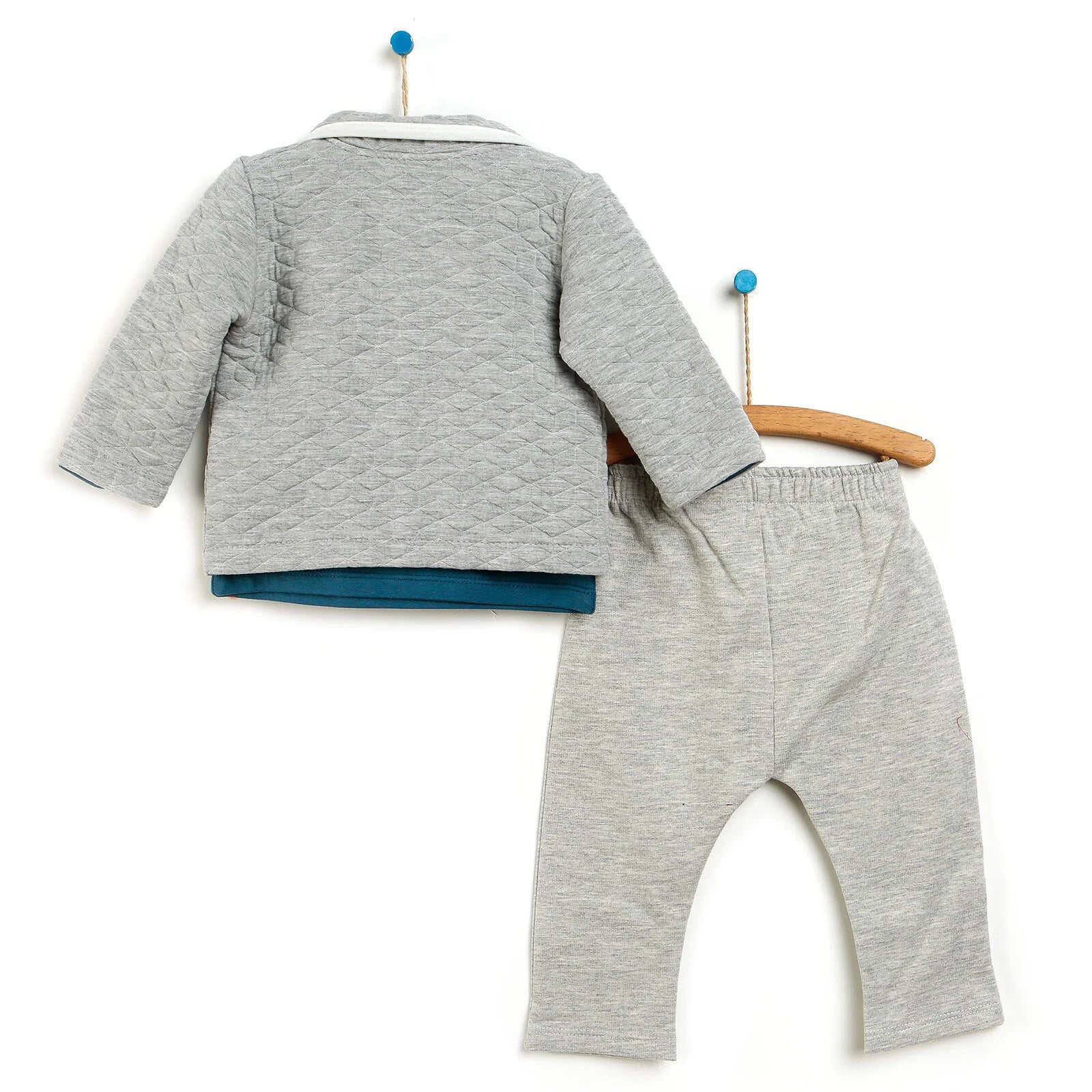 Cassiope Sweatshirt - Pants - Cardigan - Grey Melange - ebebek - Black Friday