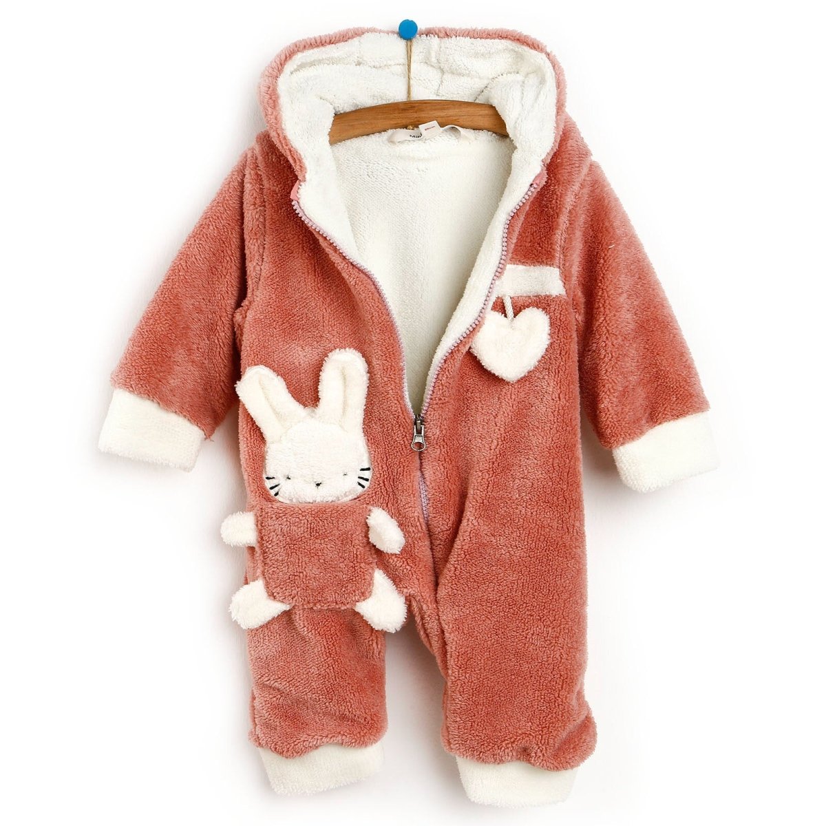 Midimod Newborn Welsoft Jumpsuit - Light Rose - ebebek - Black Friday