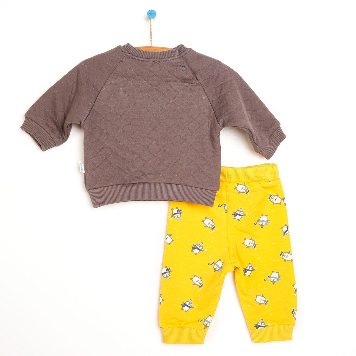 Bebetto Sweatshirt - Footless Bottom - Yellow - ebebek - Black Friday
