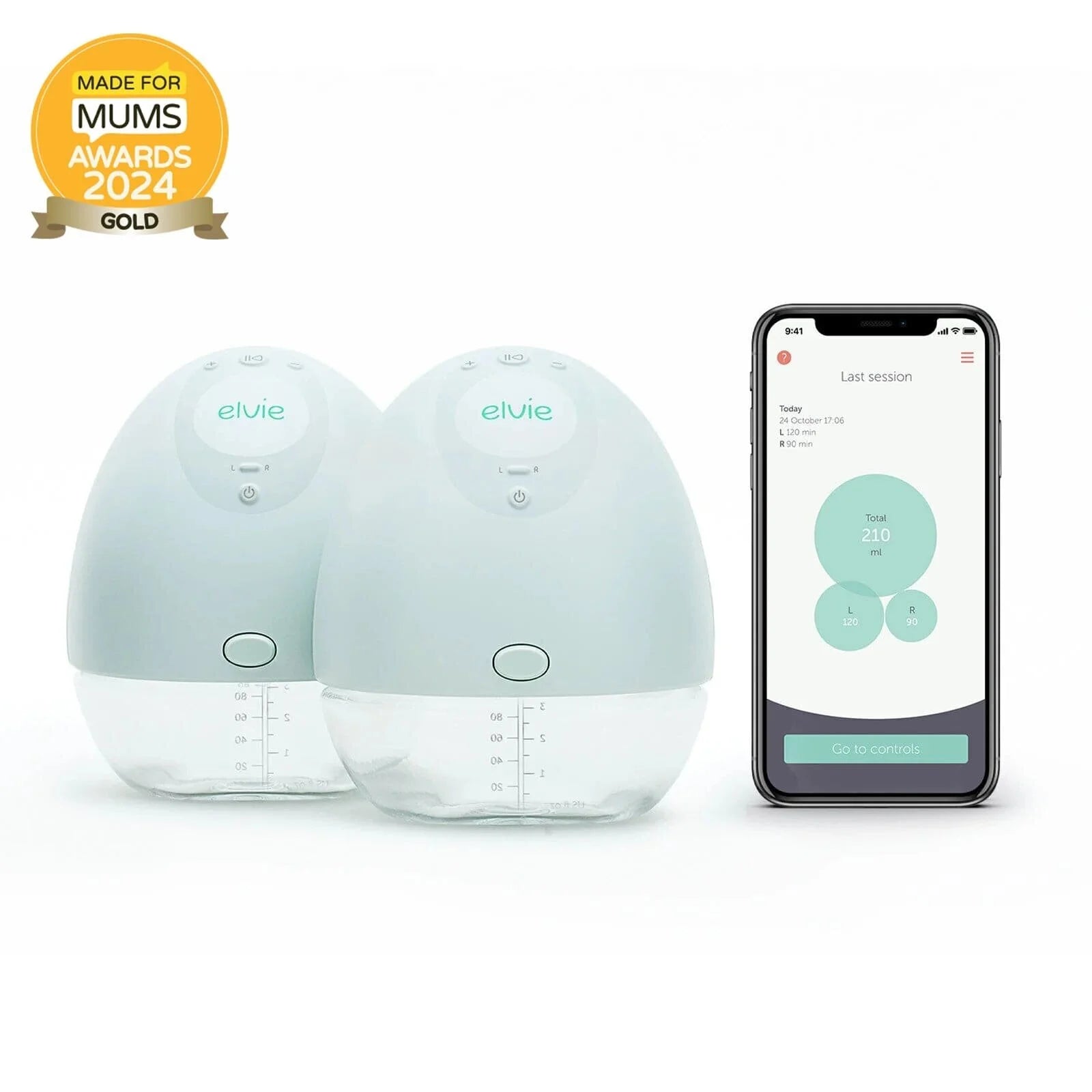 Elvie Pump Double Ultra - Quiet Wearable Electric Breast Pump - ebebek - Black Friday