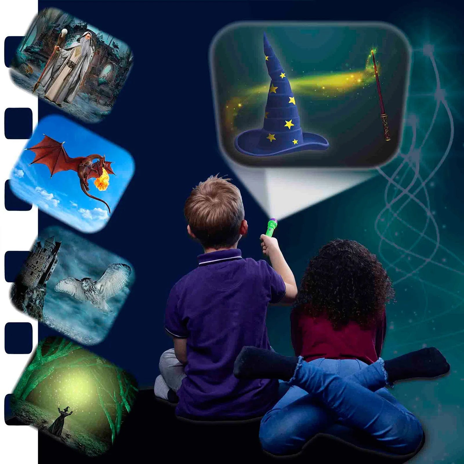 Brainstorm Torch and Projector - Wizard & Dragon - ebebek - Black Friday