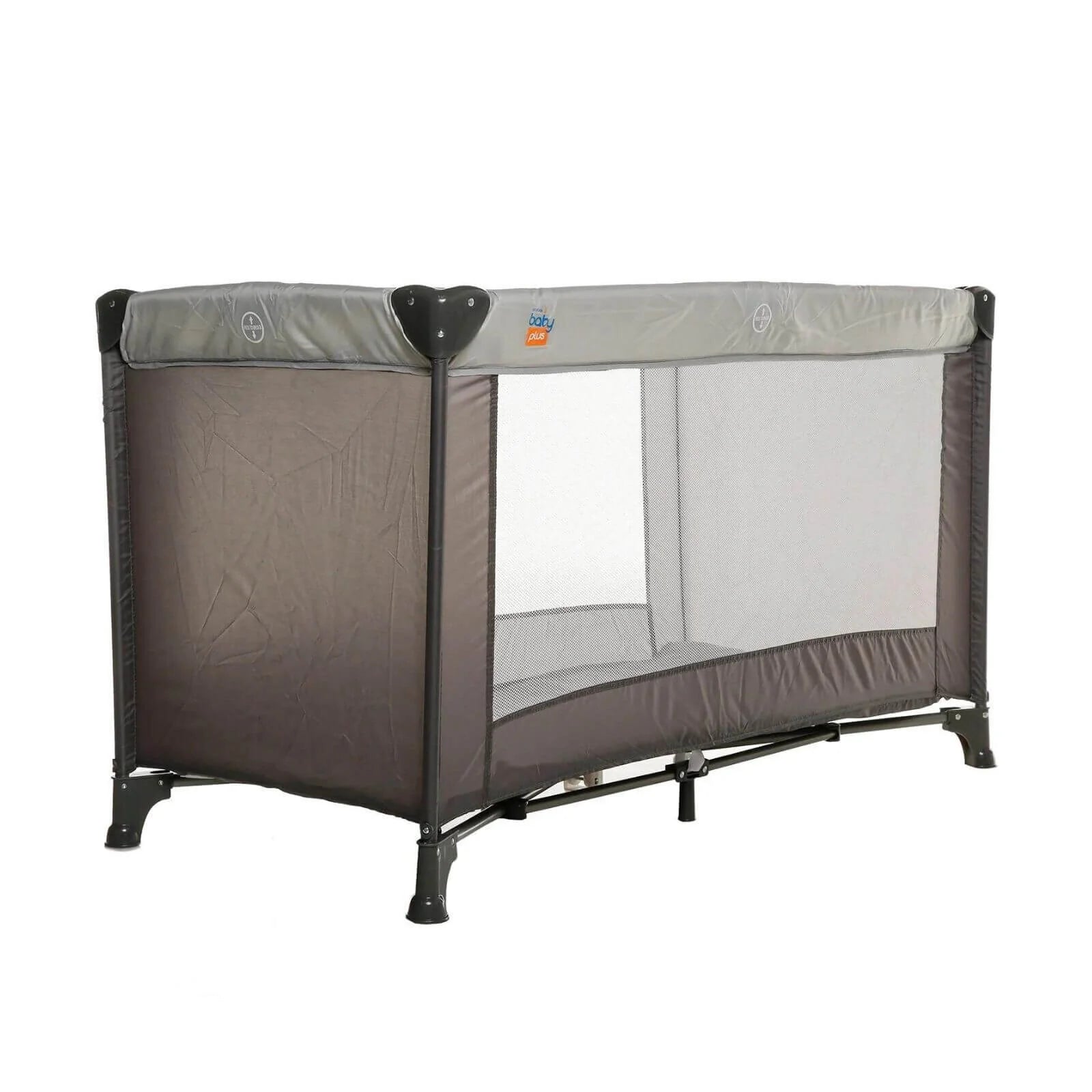 baby plus Eco Travel Cot - Grey - ebebek - Black Friday