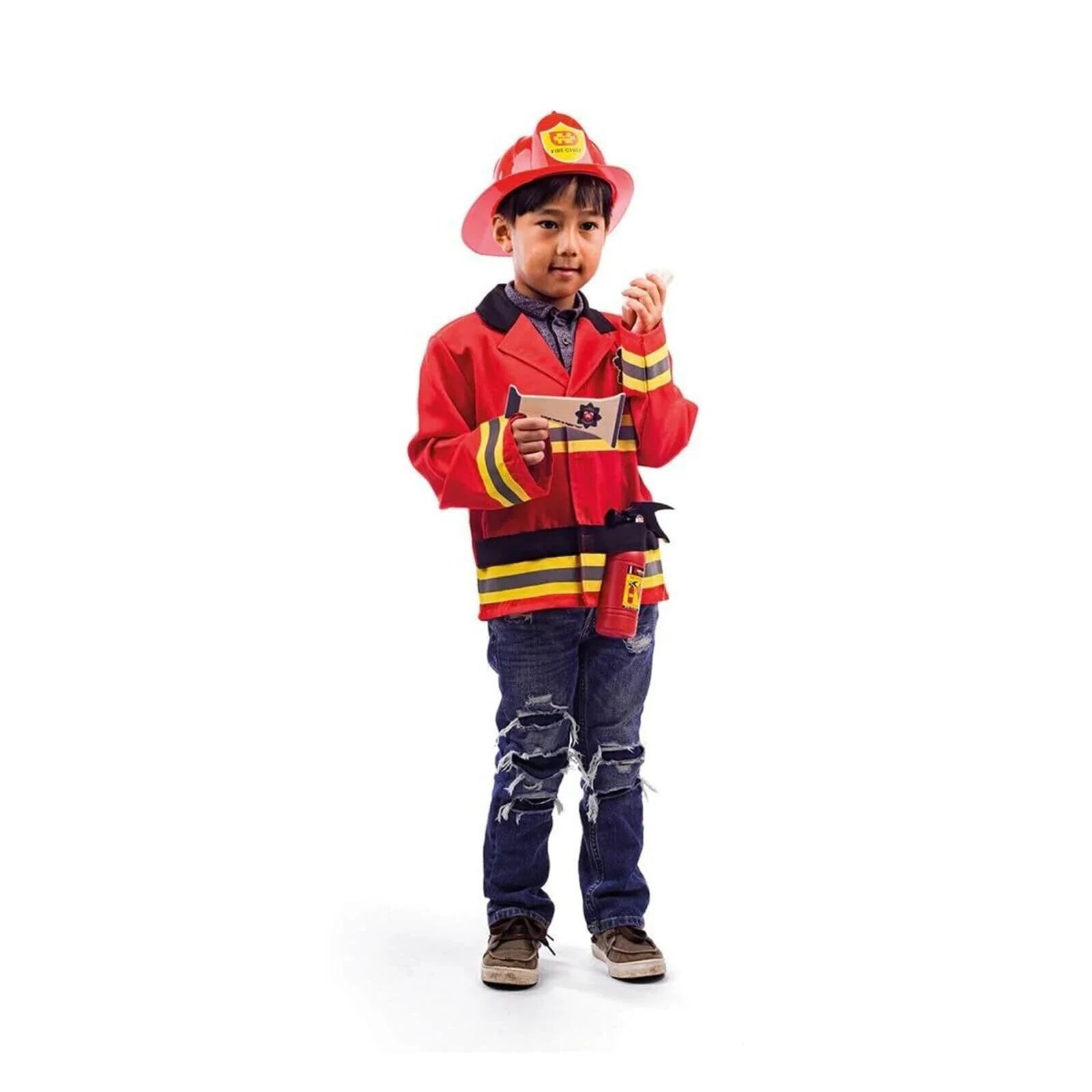 Bigjigs Toys Firefighter Dress Up - ebebek - Black Friday