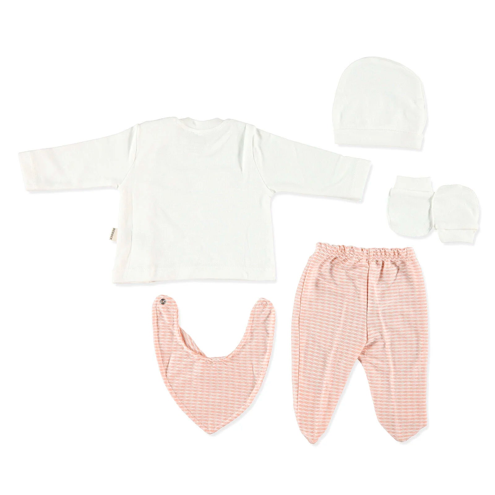 Bebbek Baby Girl 5 Pcs Newborn Gift Starter Set - Light Pink - ebebek - Black Friday