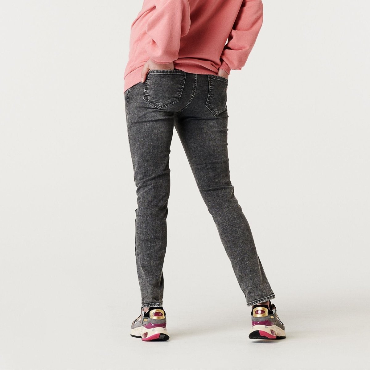 Supermom Jeans Austin Over The Belly Skinny - Grey Denim - ebebek - Black Friday