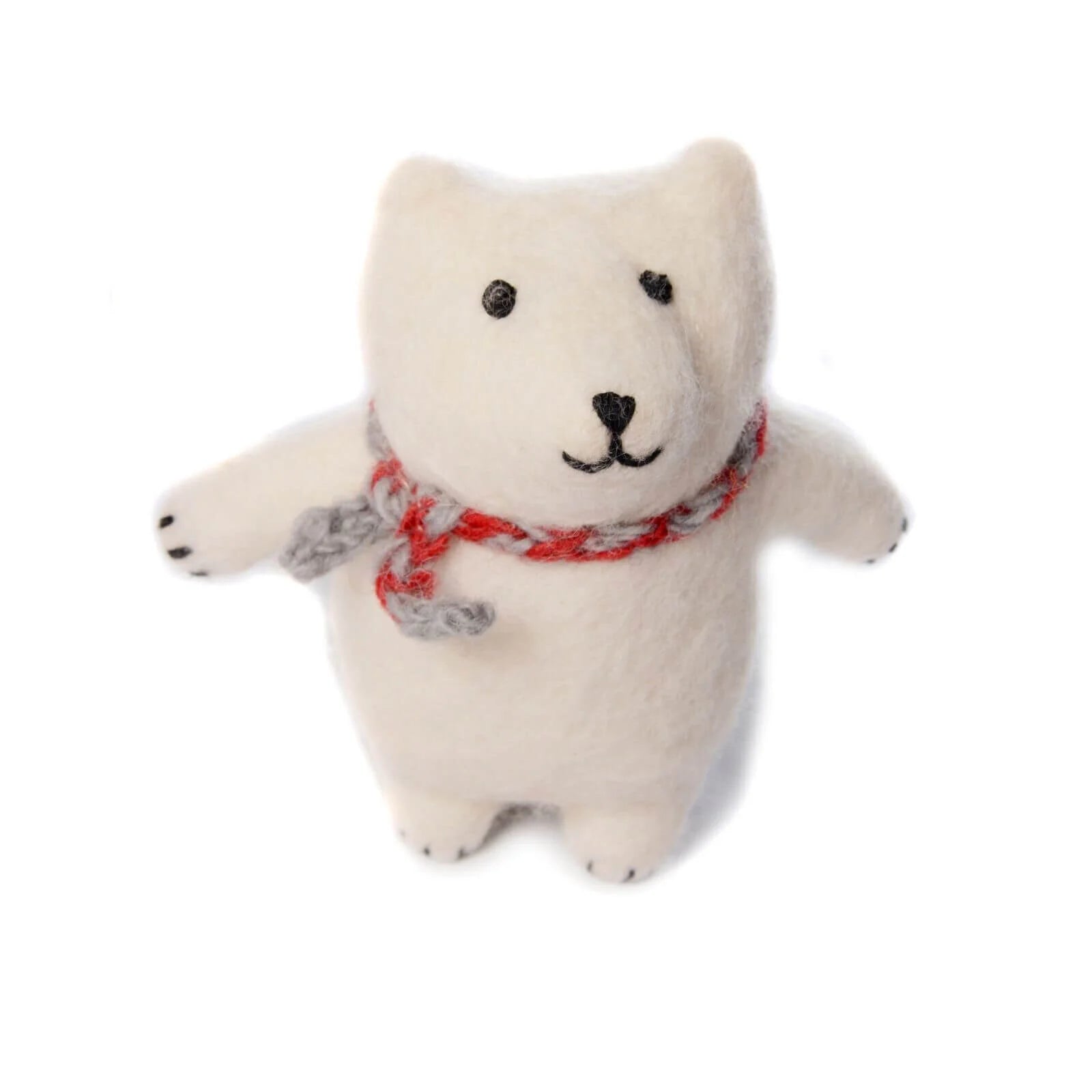 Amica Felt Poddle the Polar Bear Toy 17.5cm - ebebek - Black Friday