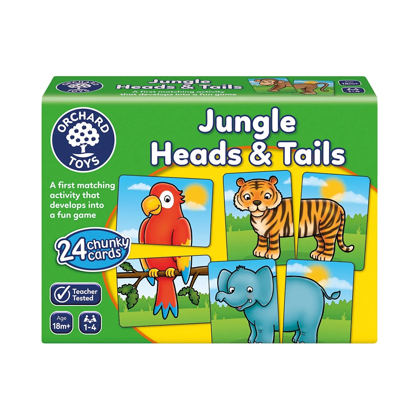 Orchard Toys Jungle Heads and Tails Game - ebebek - Black Friday