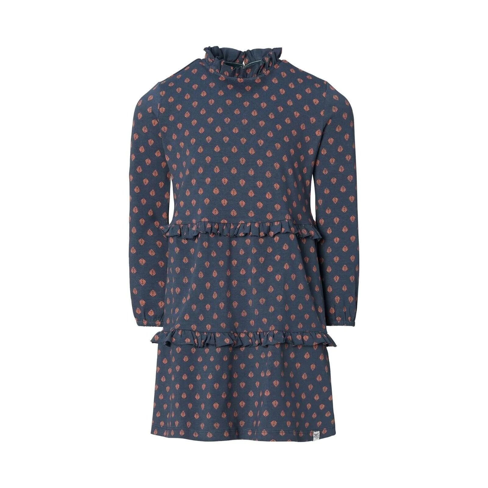 Noppies Girls DreShort Sleeve Long Sleeve Kemp Mill Allover Print - Blue Nights - ebebek - Black Friday