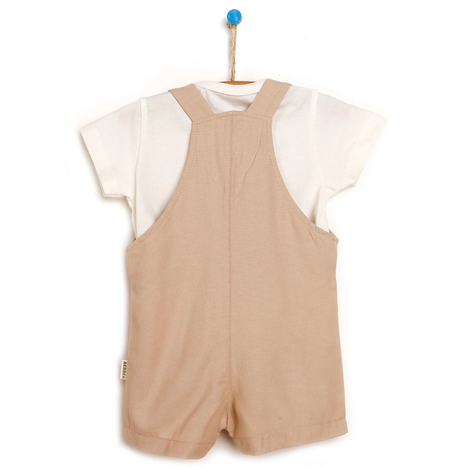 Bebbek Newborn Salling Theme Overall - T-shirt Set - Ecru - ebebek - Black Friday