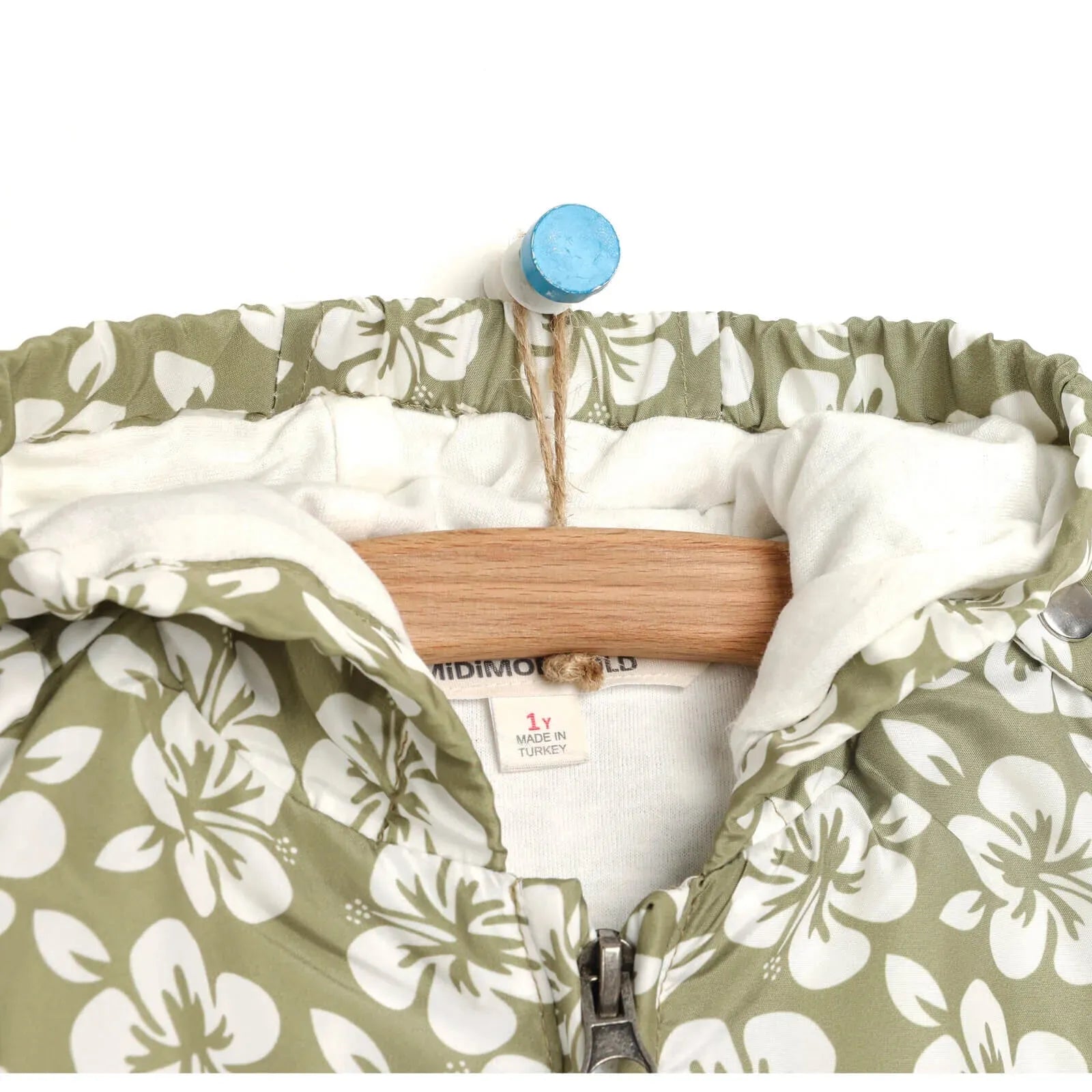 Midimod Basic Baby Girl Hooded Backpack - Khaki - ebebek - Black Friday