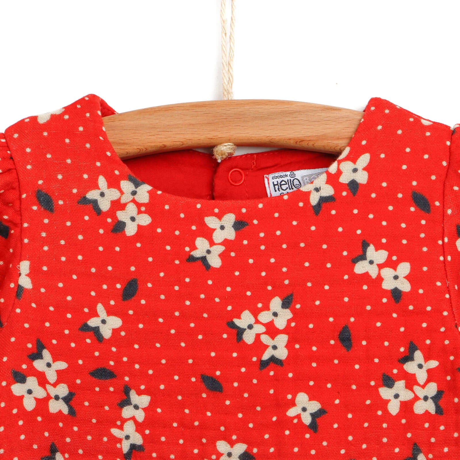 HelloBaby Basic Baby Girl Floral Muslin - Coral - ebebek - Black Friday
