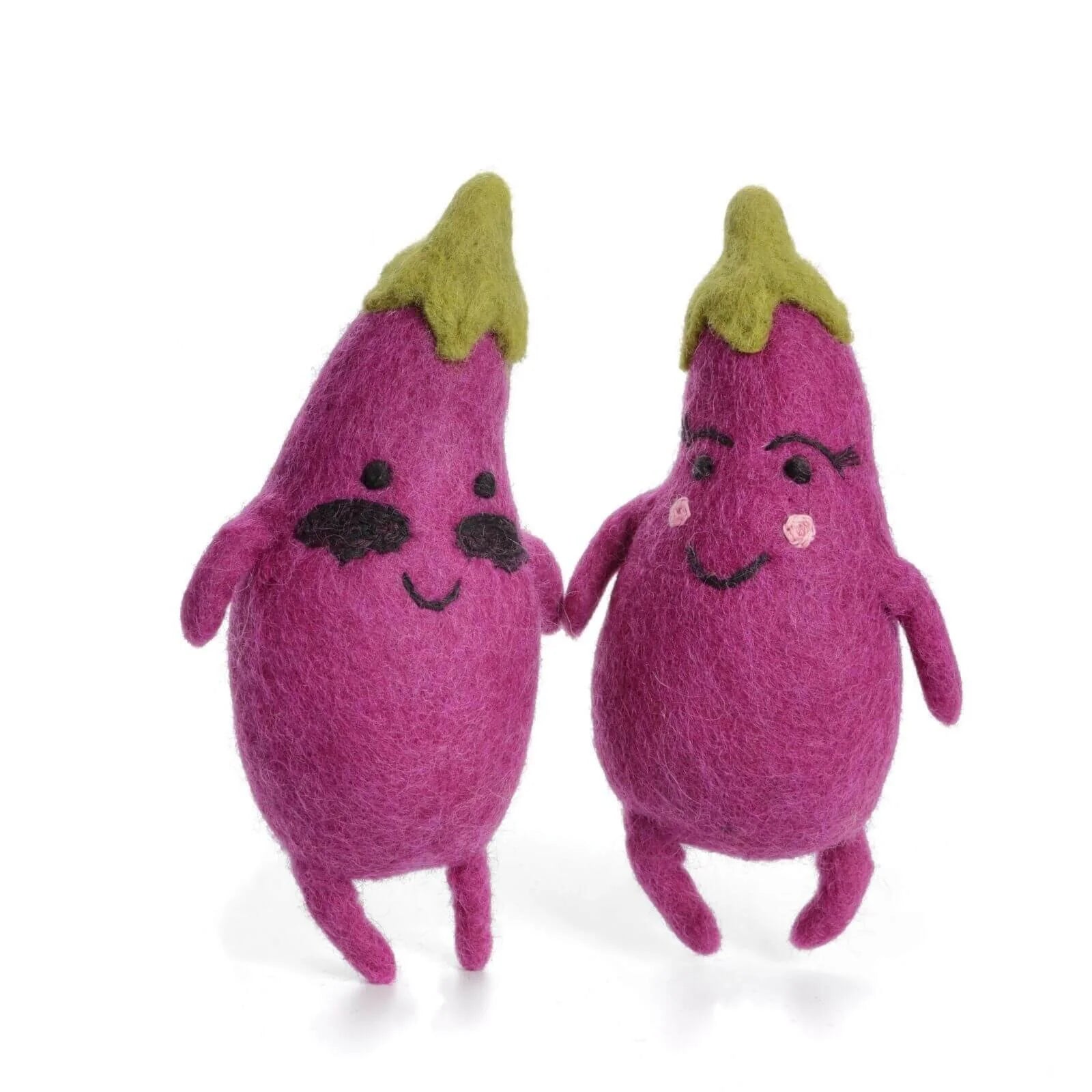 Amica Felt Mr & Mrs Aubergine Toy 18cm - ebebek - Black Friday